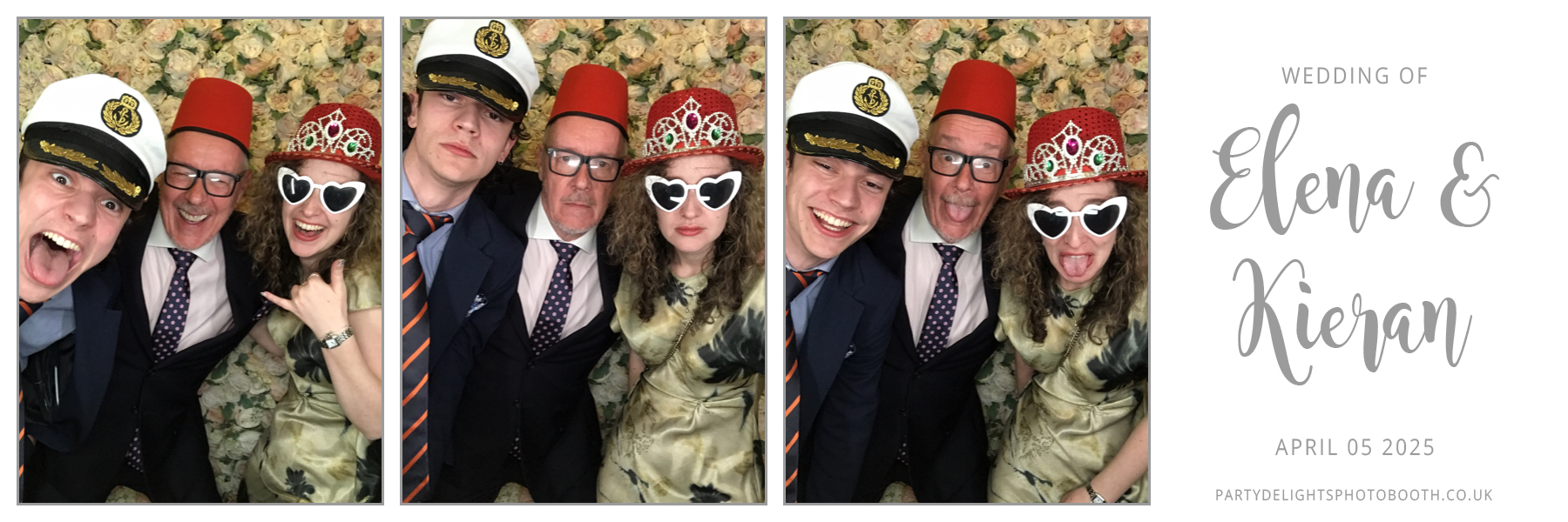 Elena & Kieran's Wedding | View more photos from the event at gallery.partydelightsphotobooth.co.uk/u/PartyDelightsPhotoBooth/Elena-Kierans-Wedding