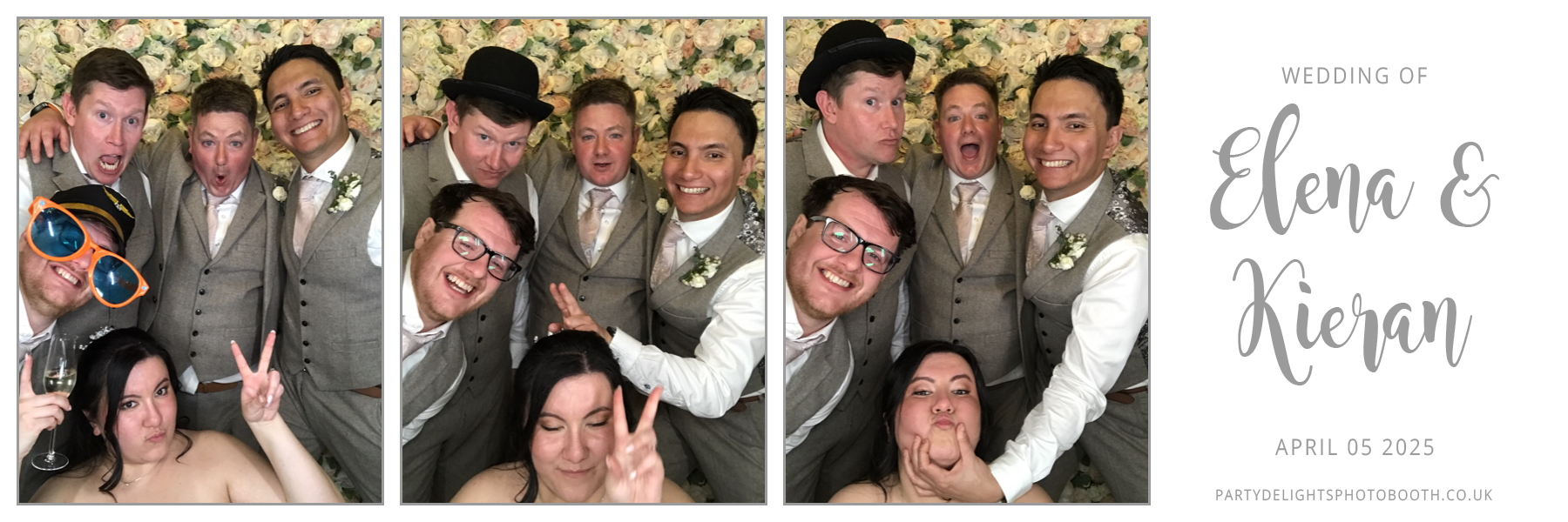 Elena & Kieran's Wedding | View more photos from the event at gallery.partydelightsphotobooth.co.uk/u/PartyDelightsPhotoBooth/Elena-Kierans-Wedding