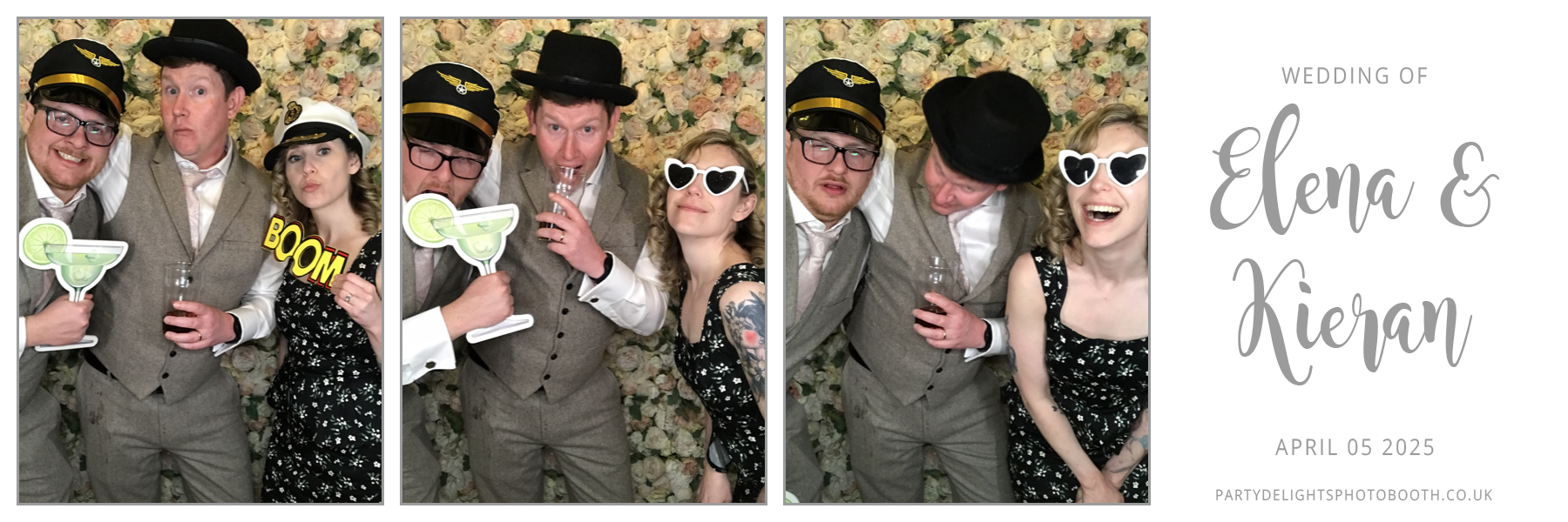 Elena & Kieran's Wedding | View more photos from the event at gallery.partydelightsphotobooth.co.uk/u/PartyDelightsPhotoBooth/Elena-Kierans-Wedding