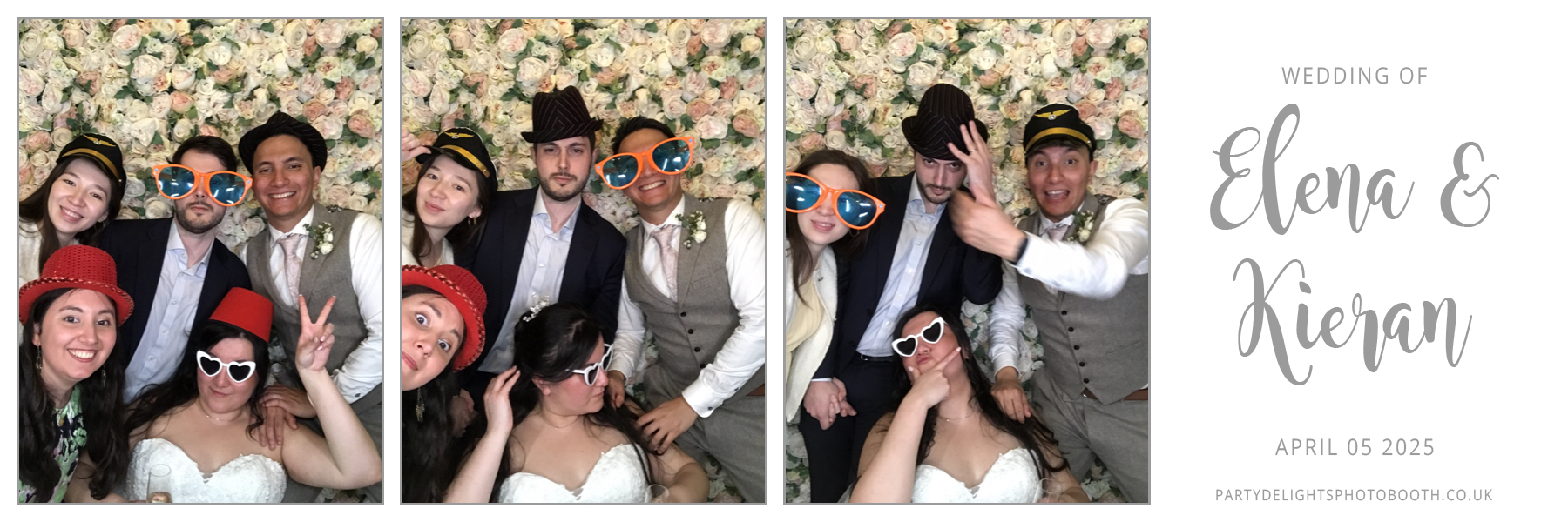 Elena & Kieran's Wedding | View more photos from the event at gallery.partydelightsphotobooth.co.uk/u/PartyDelightsPhotoBooth/Elena-Kierans-Wedding