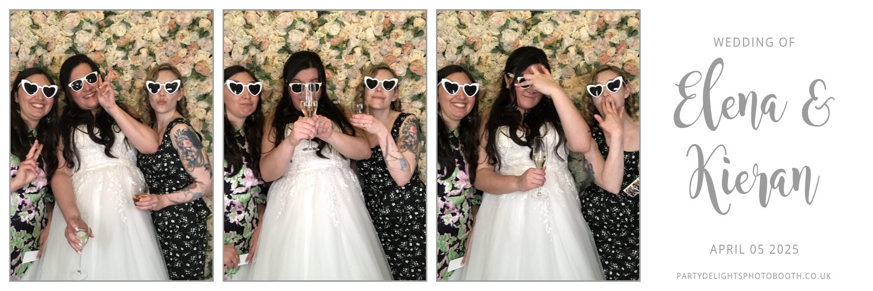 Elena & Kieran's Wedding | View more photos from the event at gallery.partydelightsphotobooth.co.uk/u/PartyDelightsPhotoBooth/Elena-Kierans-Wedding