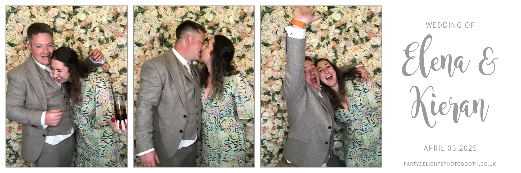 Elena & Kieran's Wedding | View more photos from the event at gallery.partydelightsphotobooth.co.uk/u/PartyDelightsPhotoBooth/Elena-Kierans-Wedding