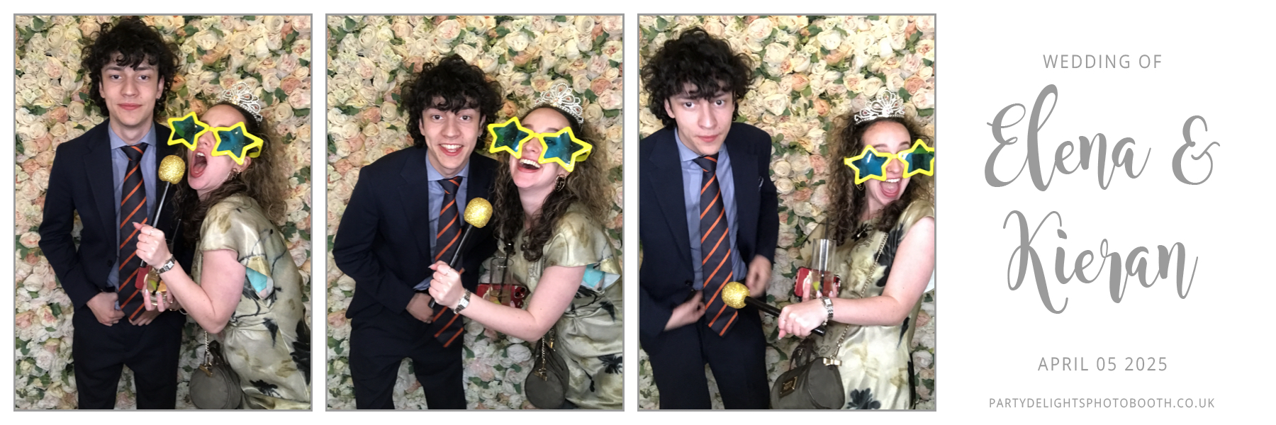 Elena & Kieran's Wedding | View more photos from the event at gallery.partydelightsphotobooth.co.uk/u/PartyDelightsPhotoBooth/Elena-Kierans-Wedding