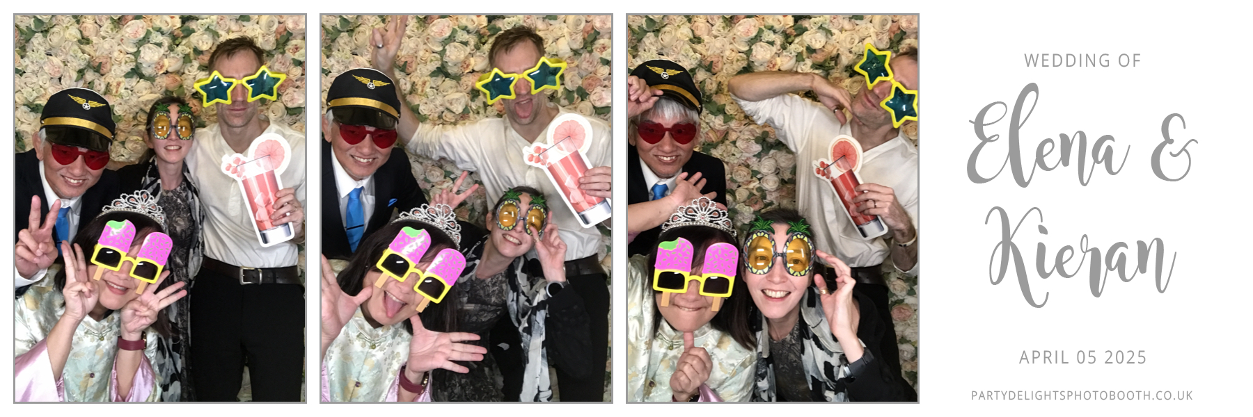 Elena & Kieran's Wedding | View more photos from the event at gallery.partydelightsphotobooth.co.uk/u/PartyDelightsPhotoBooth/Elena-Kierans-Wedding