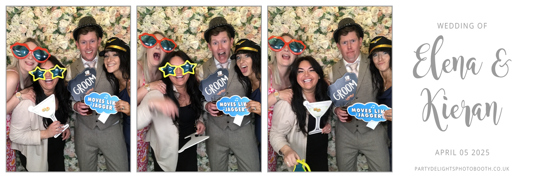Elena & Kieran's Wedding | View more photos from the event at gallery.partydelightsphotobooth.co.uk/u/PartyDelightsPhotoBooth/Elena-Kierans-Wedding