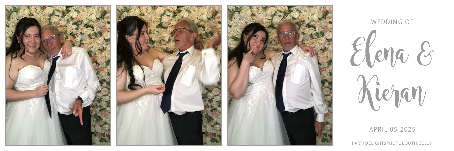 Elena & Kieran's Wedding | View more photos from the event at gallery.partydelightsphotobooth.co.uk/u/PartyDelightsPhotoBooth/Elena-Kierans-Wedding