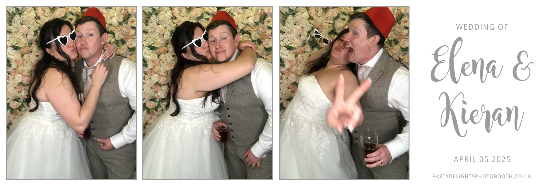 Elena & Kieran's Wedding | View more photos from the event at gallery.partydelightsphotobooth.co.uk/u/PartyDelightsPhotoBooth/Elena-Kierans-Wedding