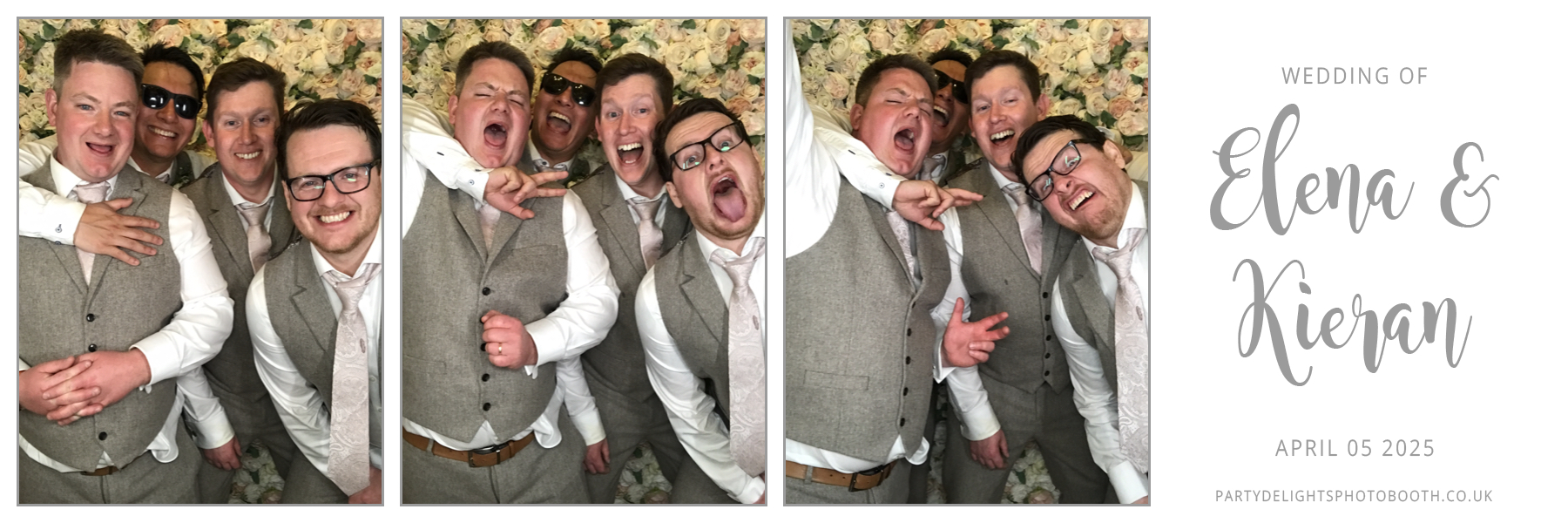 Elena & Kieran's Wedding | View more photos from the event at gallery.partydelightsphotobooth.co.uk/u/PartyDelightsPhotoBooth/Elena-Kierans-Wedding