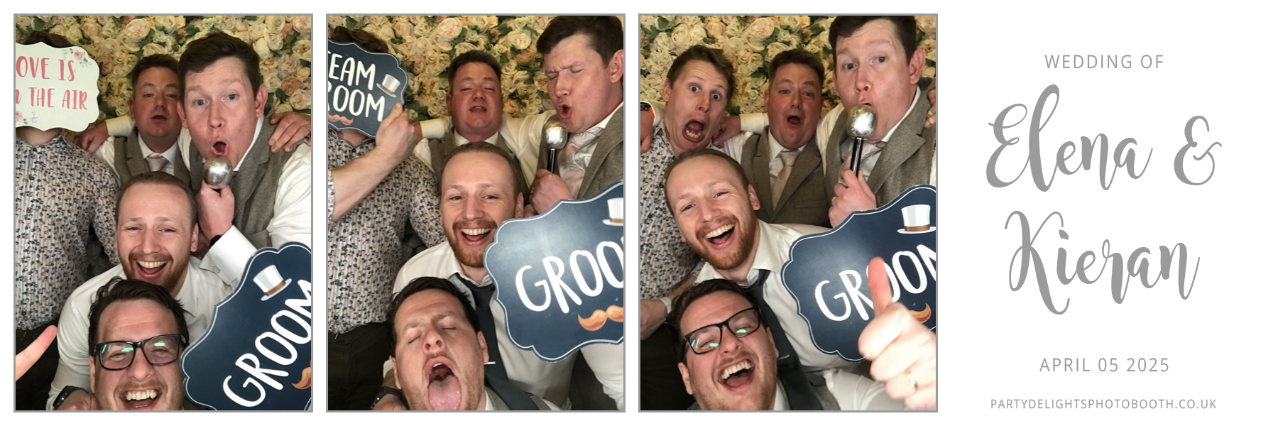 Elena & Kieran's Wedding | View more photos from the event at gallery.partydelightsphotobooth.co.uk/u/PartyDelightsPhotoBooth/Elena-Kierans-Wedding