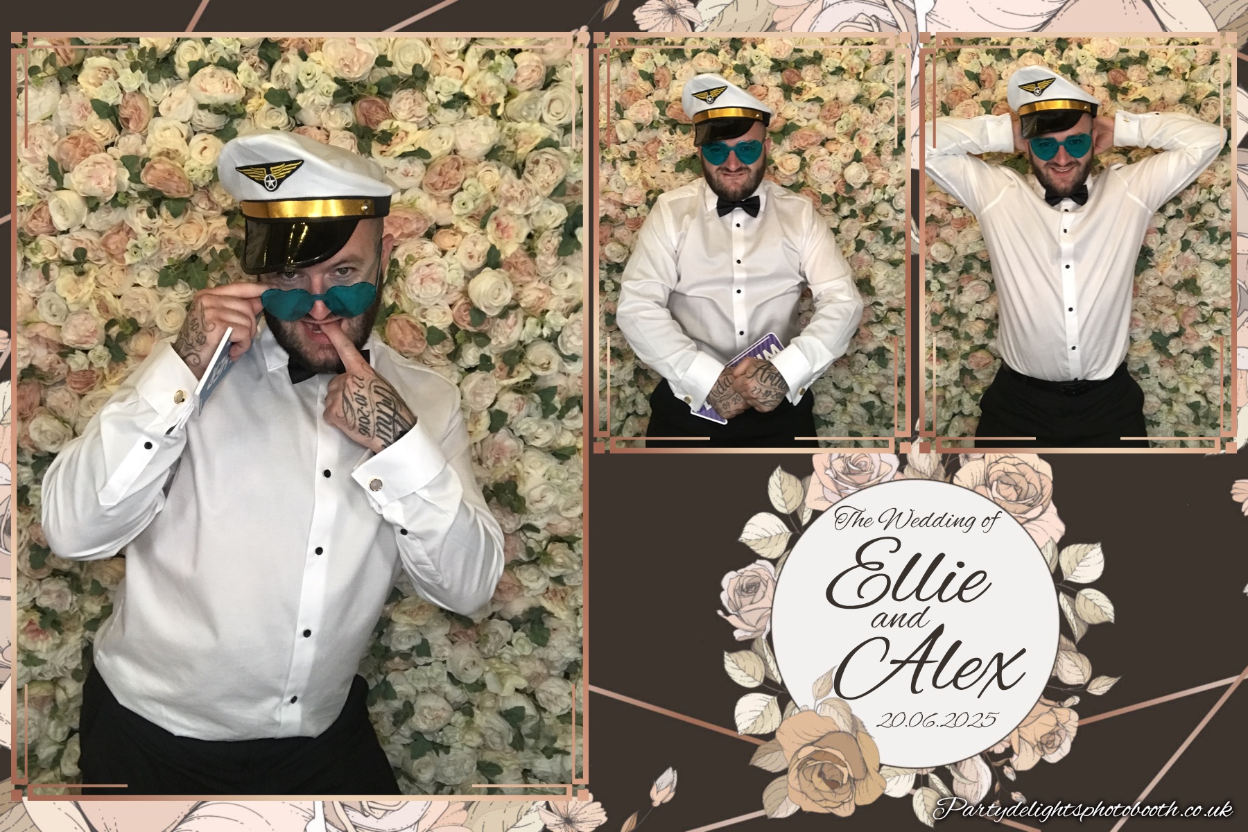 Ellie and Alex's Wedding | View more photos from the event at gallery.partydelightsphotobooth.co.uk/u/PartyDelightsPhotoBooth/Ellie-and-Alexs-Wedding
