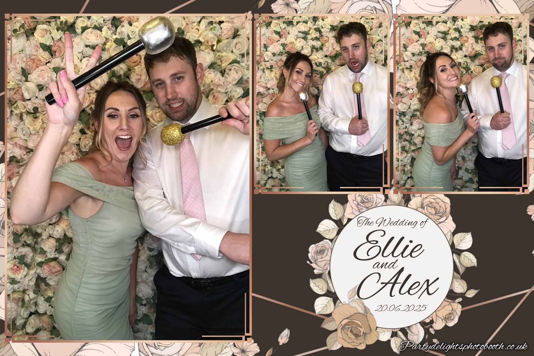 Ellie and Alex's Wedding | View more photos from the event at gallery.partydelightsphotobooth.co.uk/u/PartyDelightsPhotoBooth/Ellie-and-Alexs-Wedding