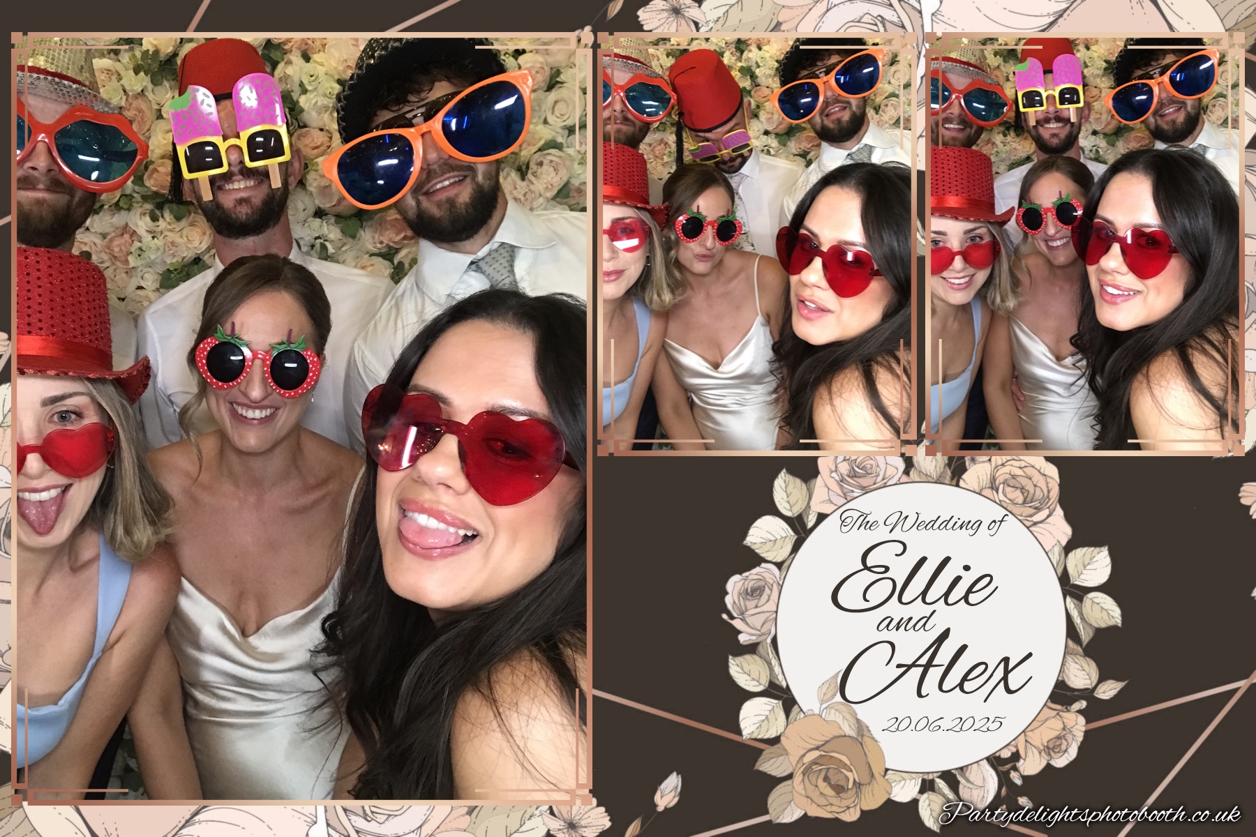 Ellie and Alex's Wedding | View more photos from the event at gallery.partydelightsphotobooth.co.uk/u/PartyDelightsPhotoBooth/Ellie-and-Alexs-Wedding