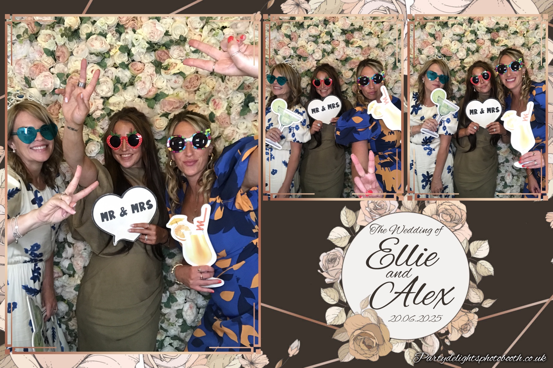 Ellie and Alex's Wedding | View more photos from the event at gallery.partydelightsphotobooth.co.uk/u/PartyDelightsPhotoBooth/Ellie-and-Alexs-Wedding