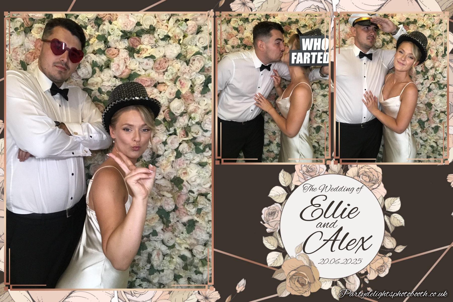 Ellie and Alex's Wedding | View more photos from the event at gallery.partydelightsphotobooth.co.uk/u/PartyDelightsPhotoBooth/Ellie-and-Alexs-Wedding