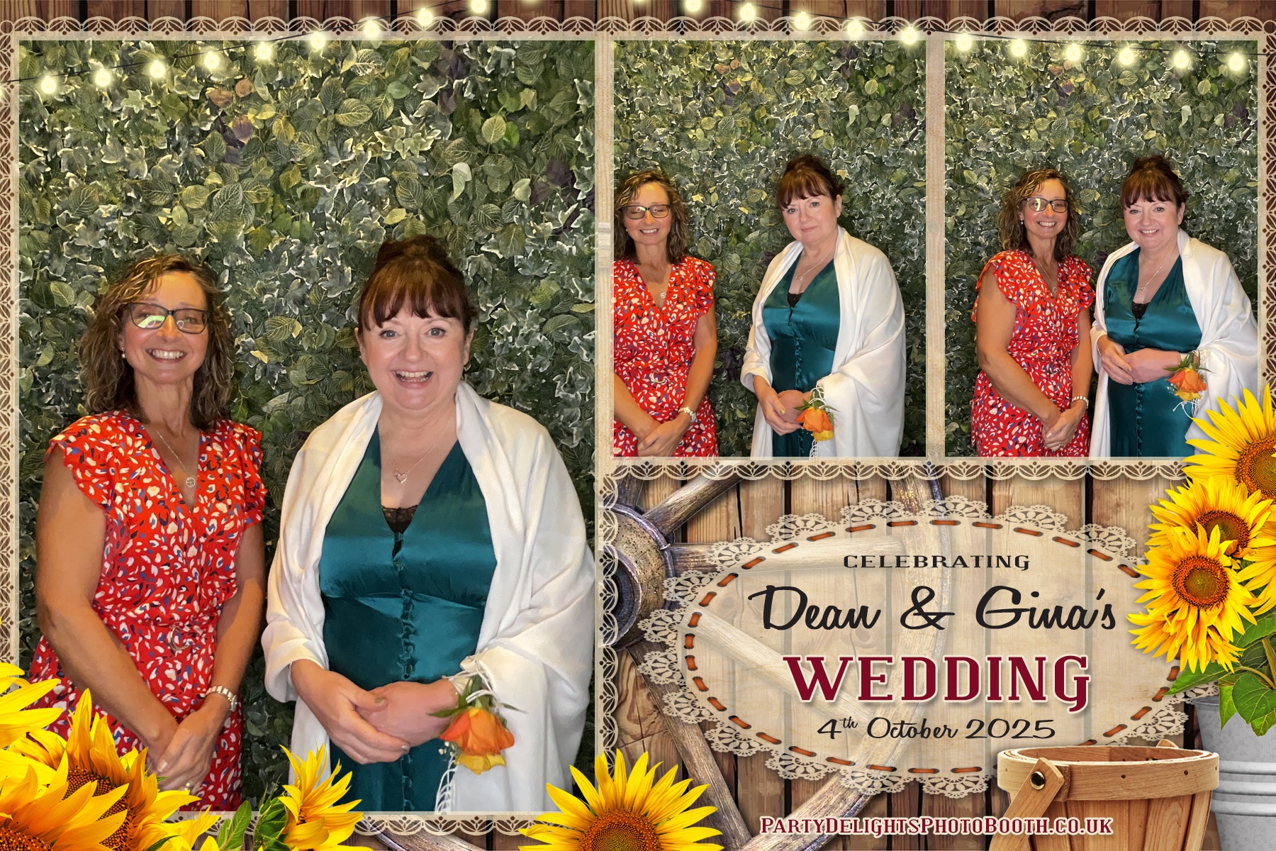 Gina and Dean's Wedding | View more photos from the event at gallery.partydelightsphotobooth.co.uk/u/PartyDelightsPhotoBooth/Gina-and-Deans-Wedding