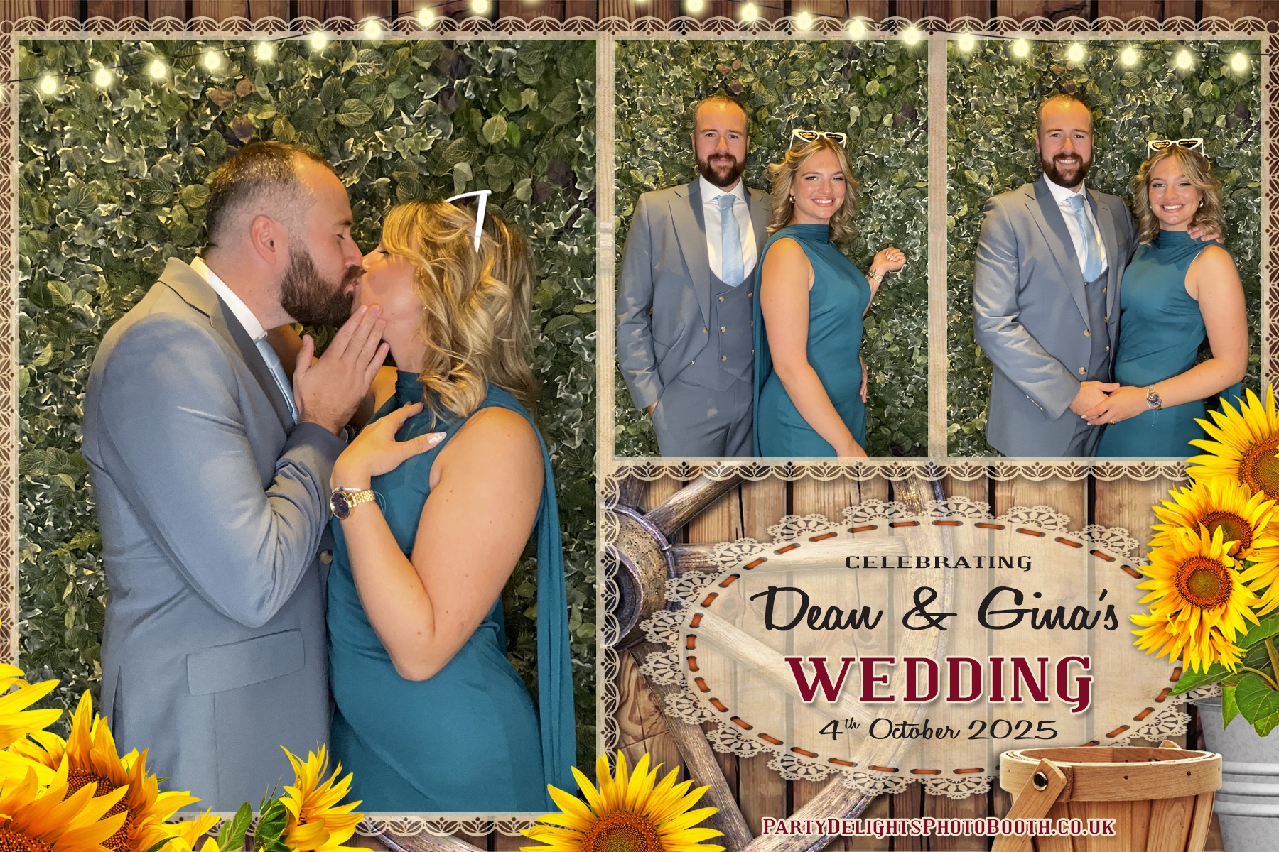 Gina and Dean's Wedding | View more photos from the event at gallery.partydelightsphotobooth.co.uk/u/PartyDelightsPhotoBooth/Gina-and-Deans-Wedding