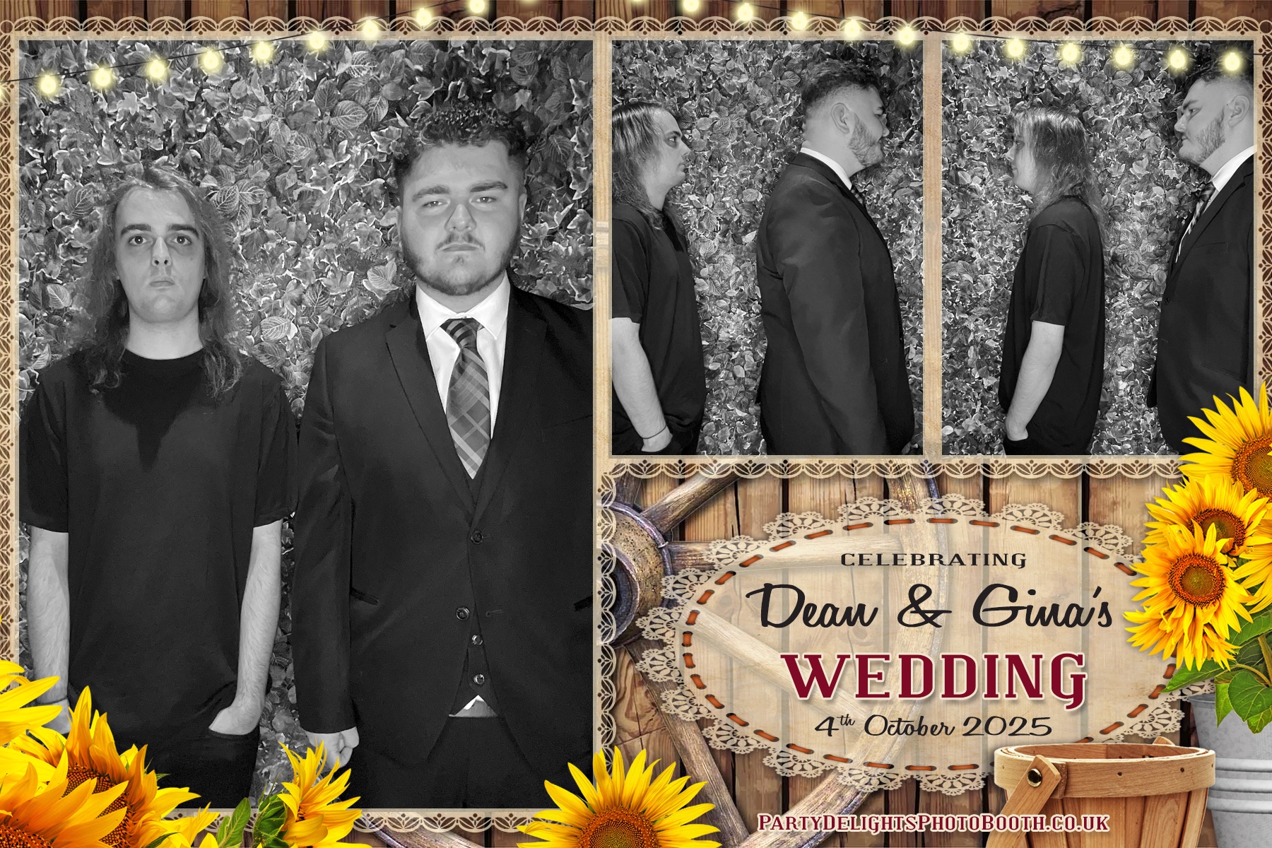Gina and Dean's Wedding | View more photos from the event at gallery.partydelightsphotobooth.co.uk/u/PartyDelightsPhotoBooth/Gina-and-Deans-Wedding