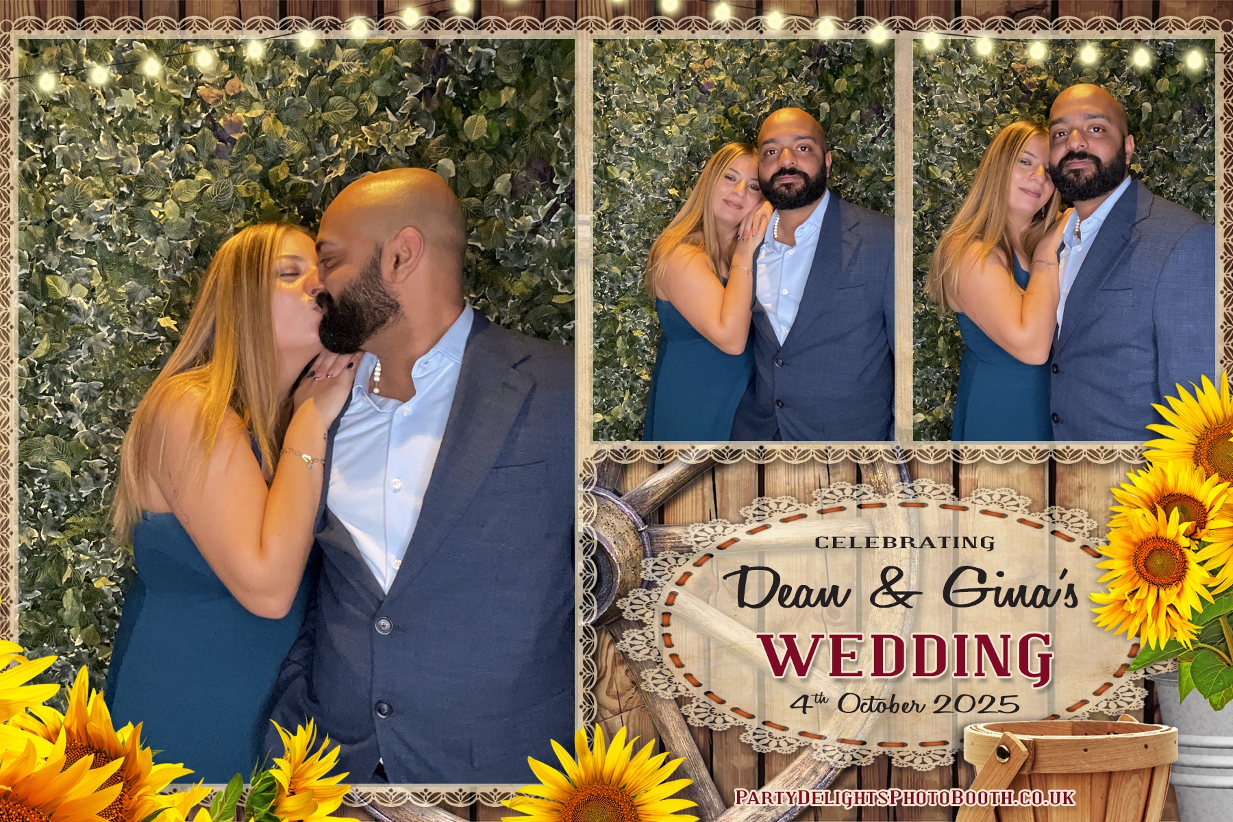 Gina and Dean's Wedding | View more photos from the event at gallery.partydelightsphotobooth.co.uk/u/PartyDelightsPhotoBooth/Gina-and-Deans-Wedding