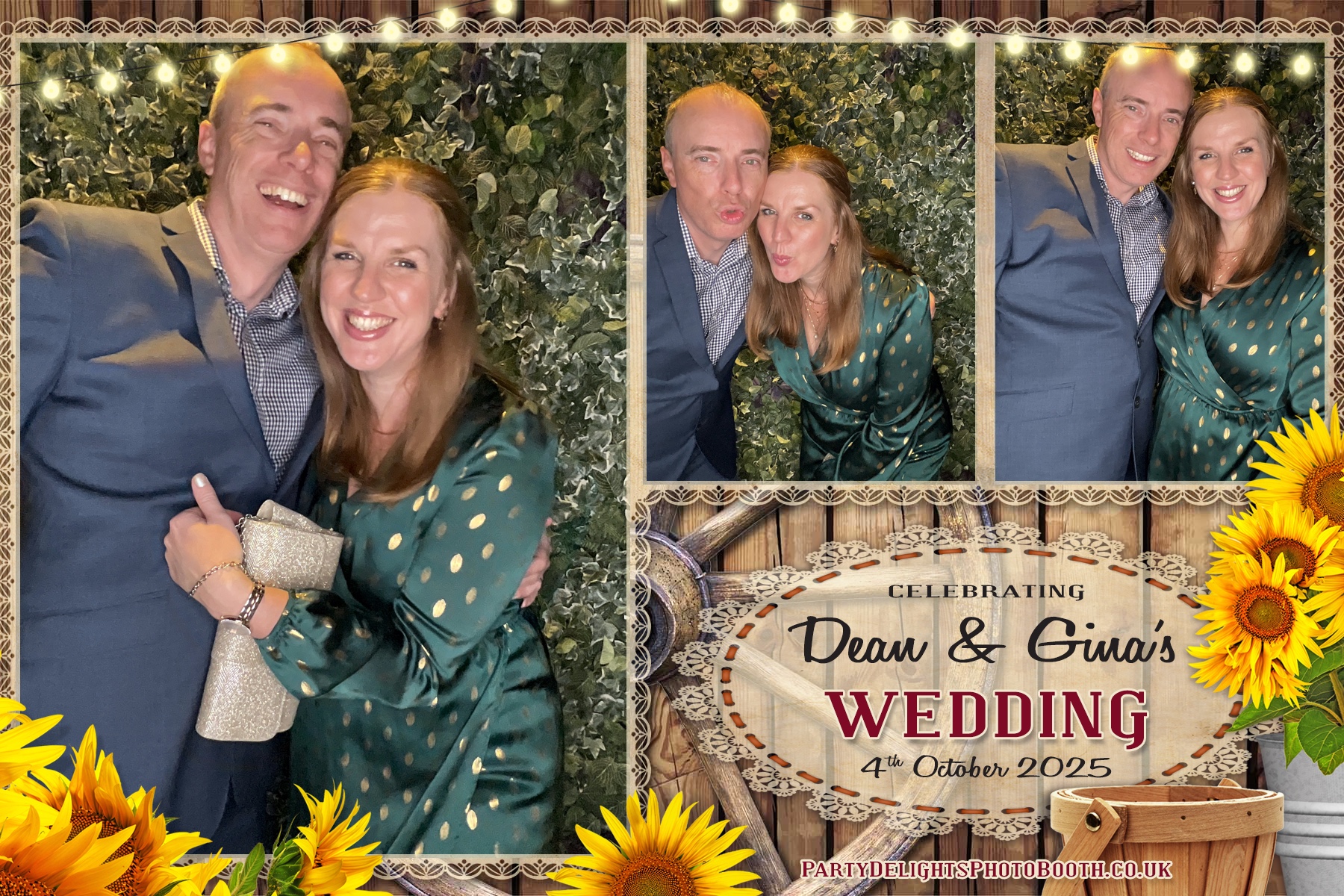 Gina and Dean's Wedding | View more photos from the event at gallery.partydelightsphotobooth.co.uk/u/PartyDelightsPhotoBooth/Gina-and-Deans-Wedding