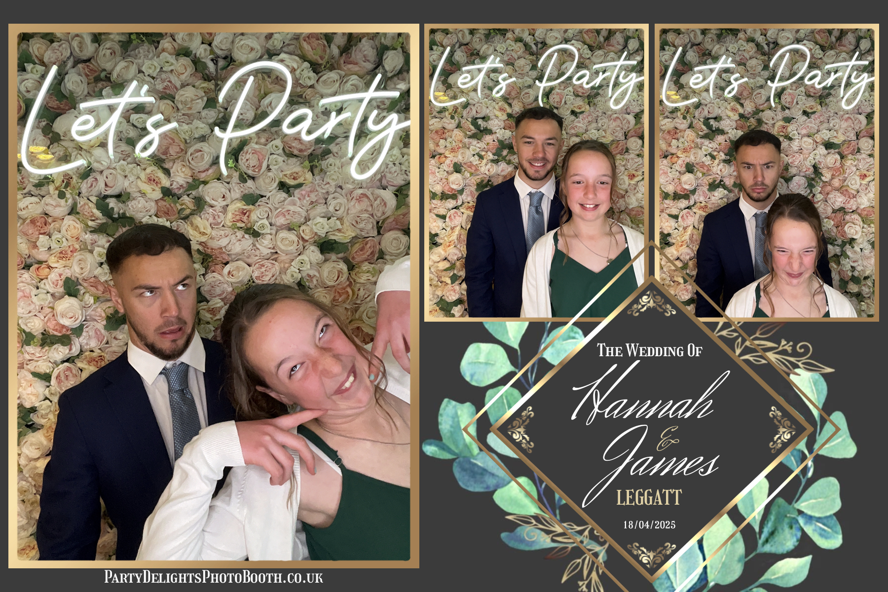 Hannah & James’ Wedding | View more photos from the event at gallery.partydelightsphotobooth.co.uk/u/PartyDelightsPhotoBooth/Hannah-James’-Wedding