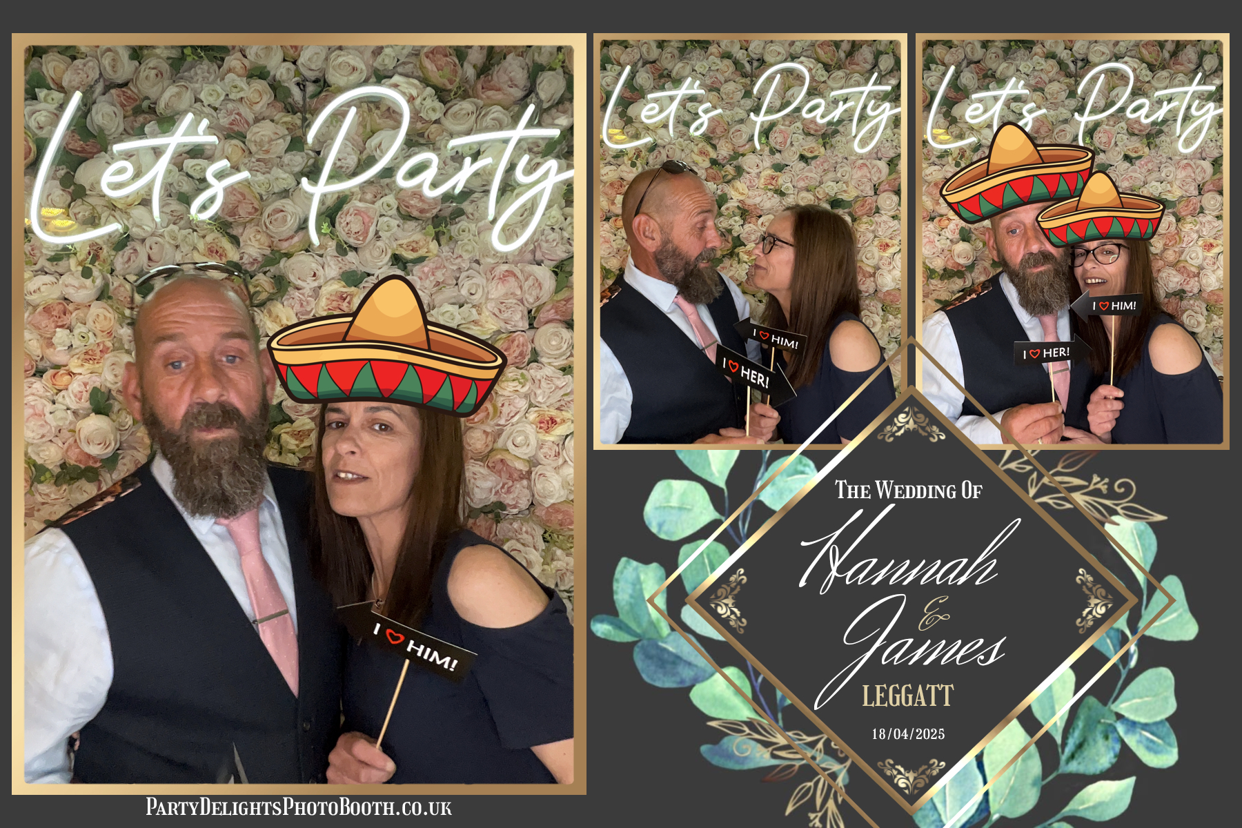 Hannah & James’ Wedding | View more photos from the event at gallery.partydelightsphotobooth.co.uk/u/PartyDelightsPhotoBooth/Hannah-James’-Wedding