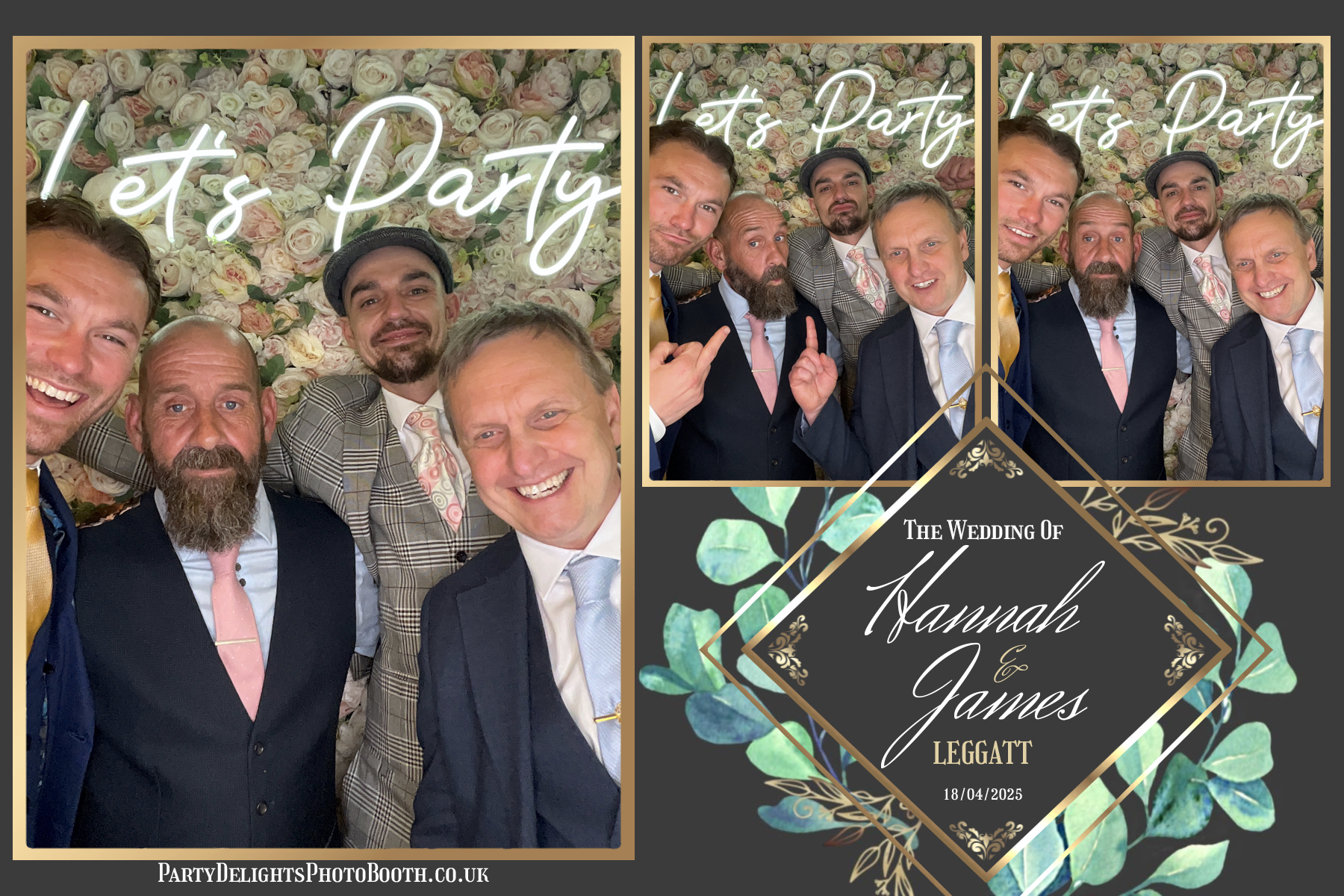 Hannah & James’ Wedding | View more photos from the event at gallery.partydelightsphotobooth.co.uk/u/PartyDelightsPhotoBooth/Hannah-James’-Wedding