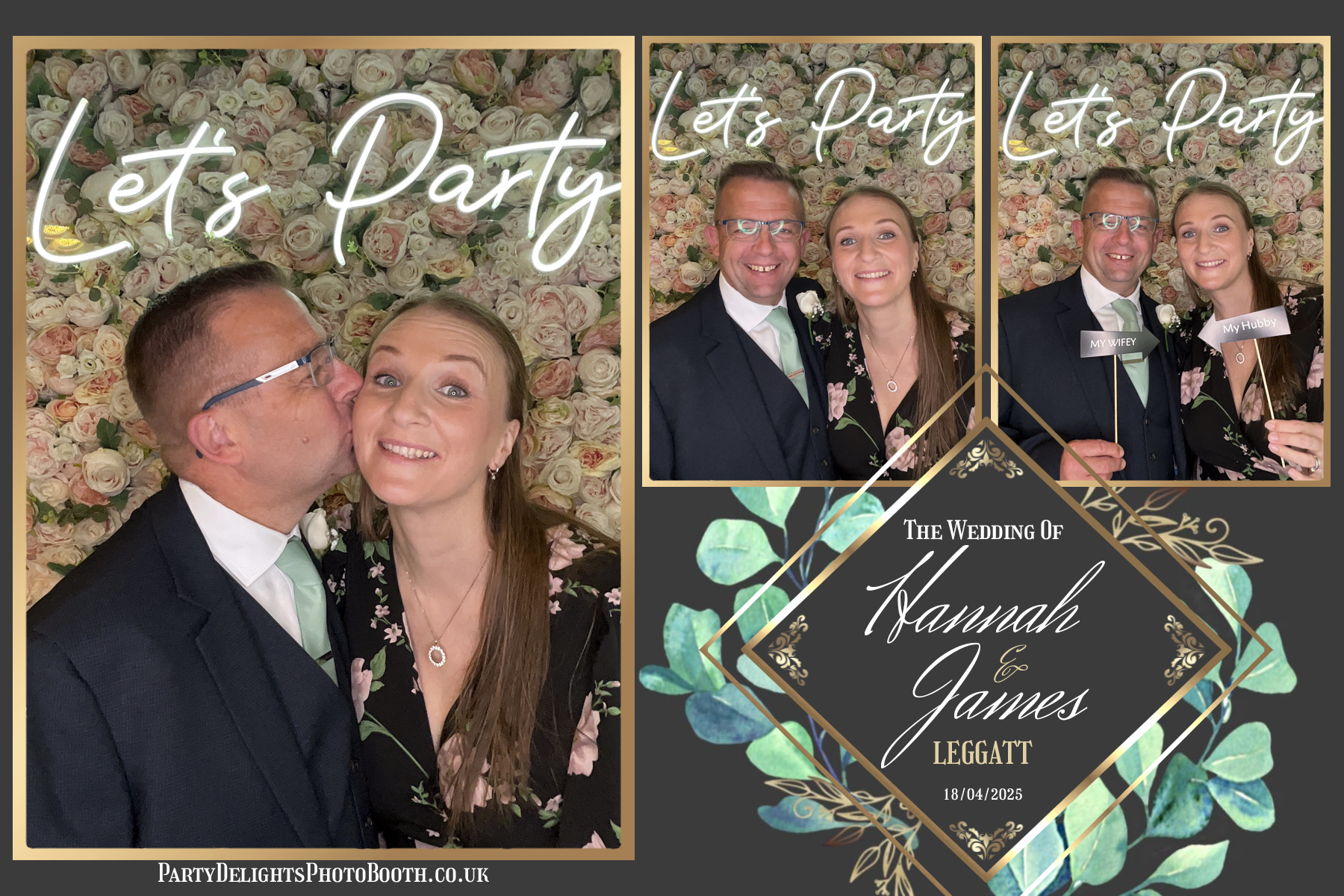 Hannah & James’ Wedding | View more photos from the event at gallery.partydelightsphotobooth.co.uk/u/PartyDelightsPhotoBooth/Hannah-James’-Wedding