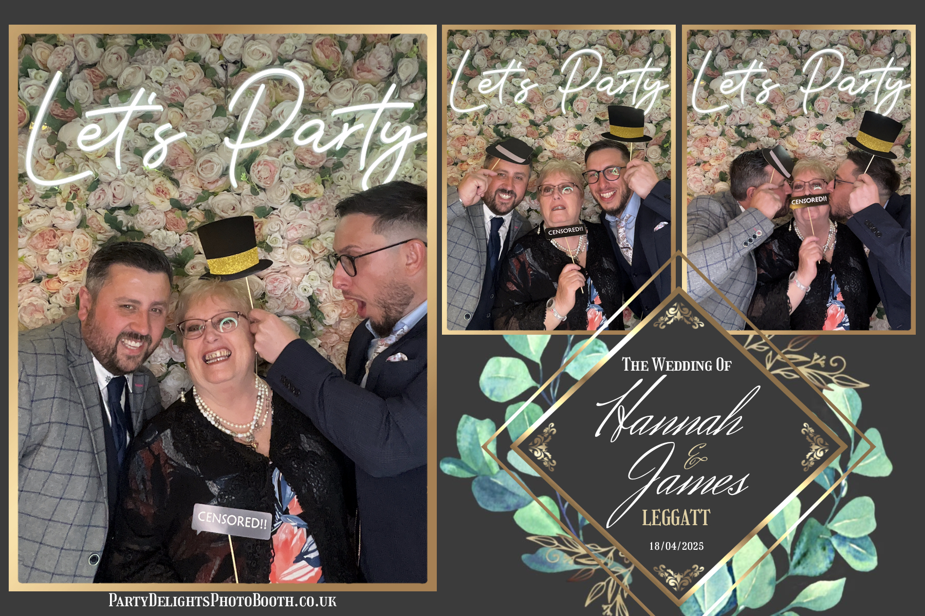 Hannah & James’ Wedding | View more photos from the event at gallery.partydelightsphotobooth.co.uk/u/PartyDelightsPhotoBooth/Hannah-James’-Wedding