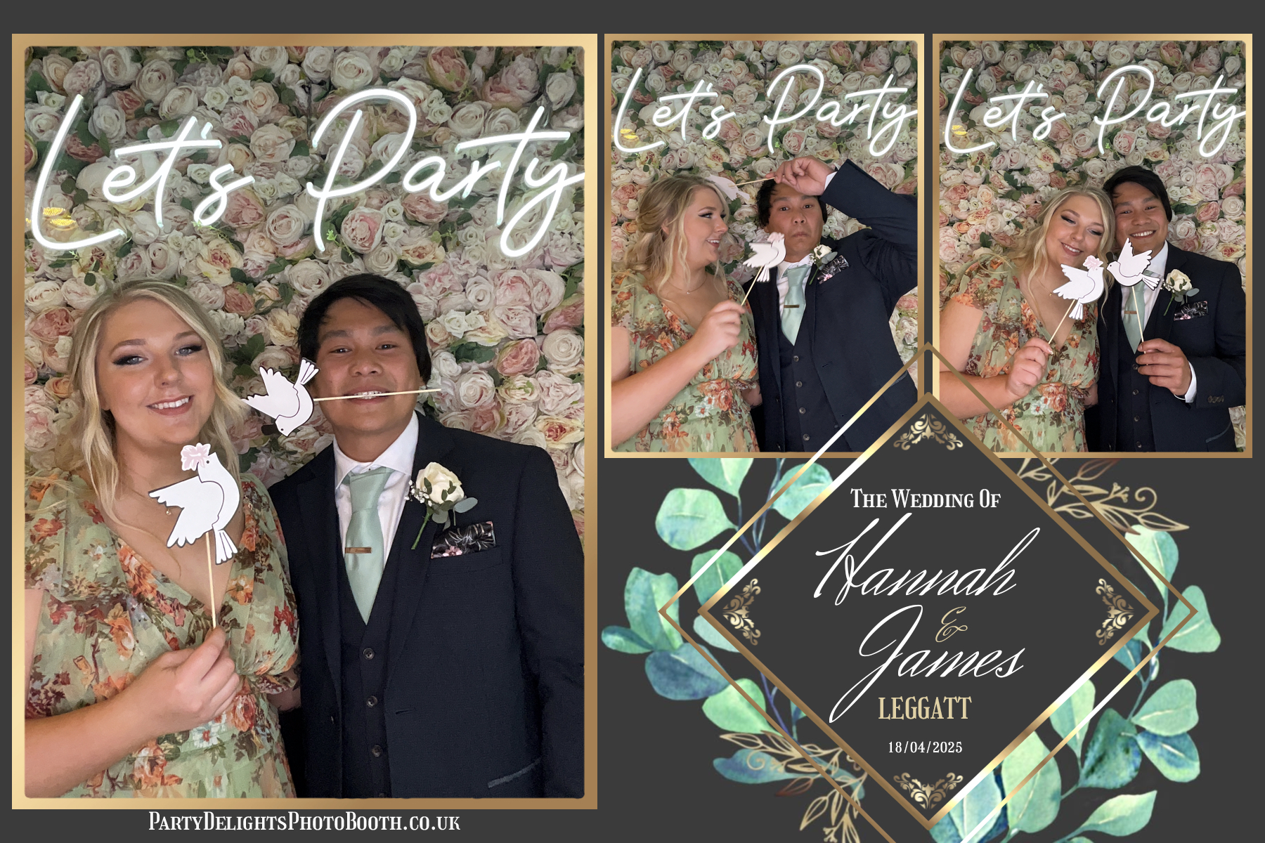 Hannah & James’ Wedding | View more photos from the event at gallery.partydelightsphotobooth.co.uk/u/PartyDelightsPhotoBooth/Hannah-James’-Wedding