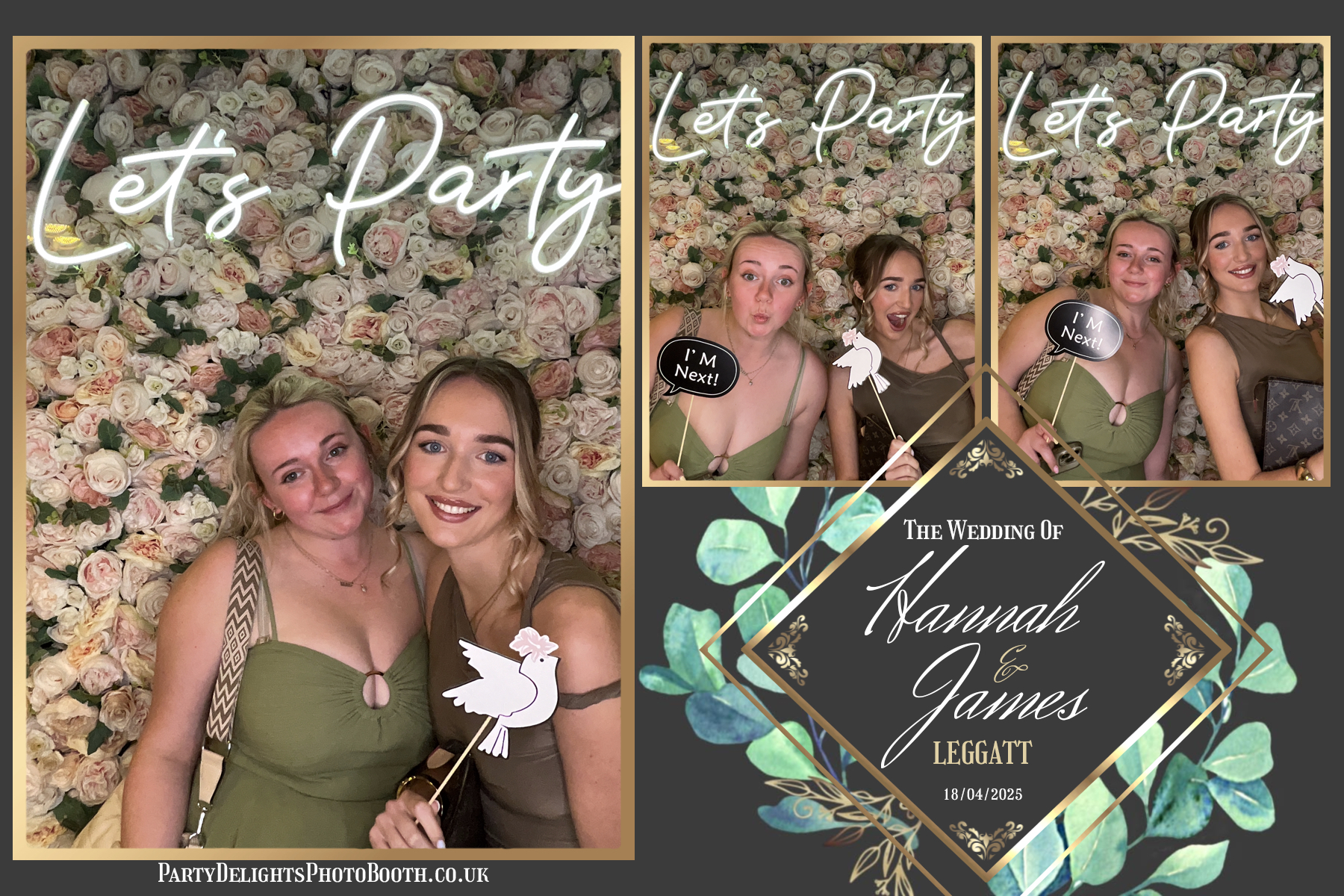Hannah & James’ Wedding | View more photos from the event at gallery.partydelightsphotobooth.co.uk/u/PartyDelightsPhotoBooth/Hannah-James’-Wedding