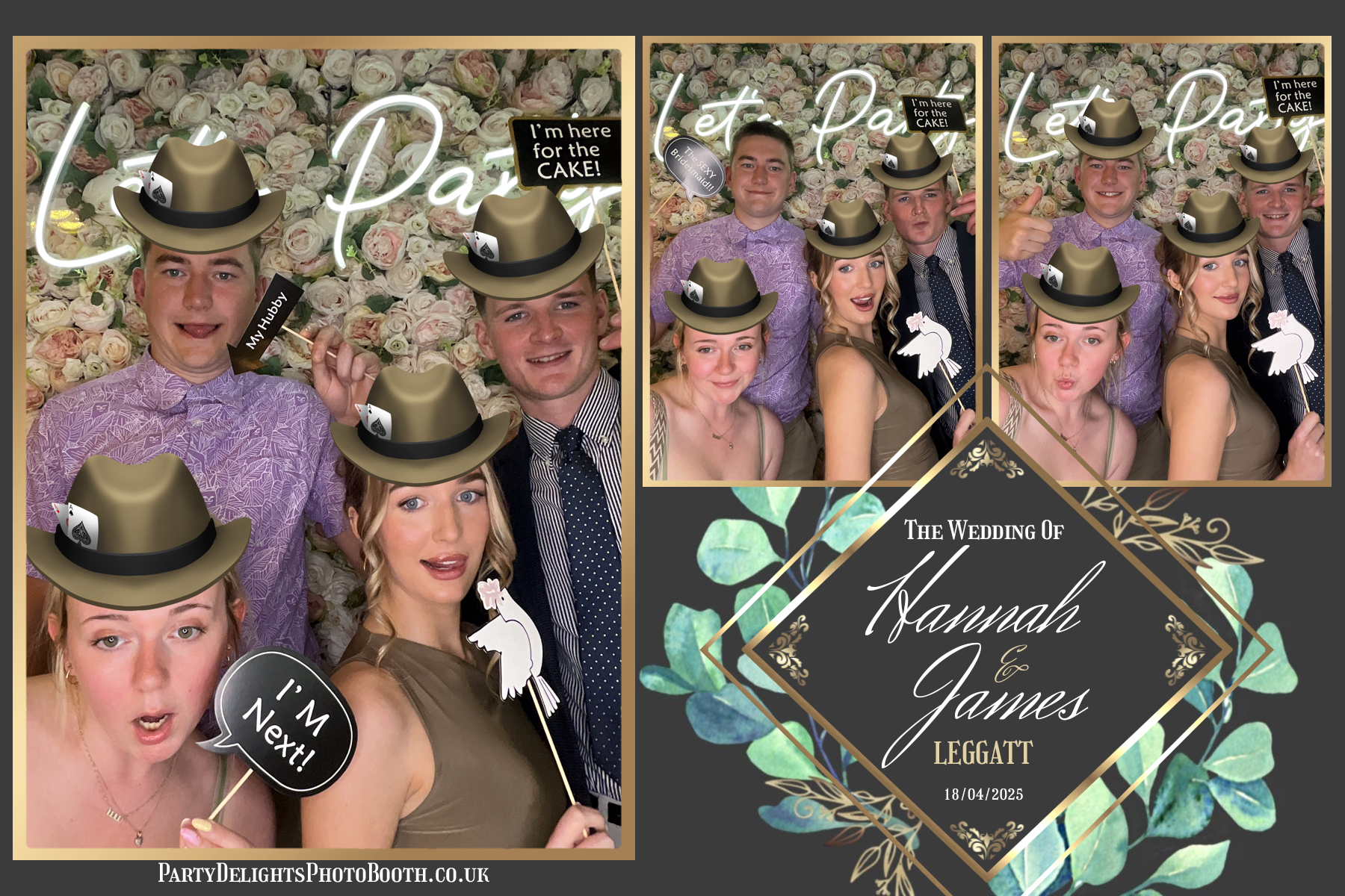 Hannah & James’ Wedding | View more photos from the event at gallery.partydelightsphotobooth.co.uk/u/PartyDelightsPhotoBooth/Hannah-James’-Wedding