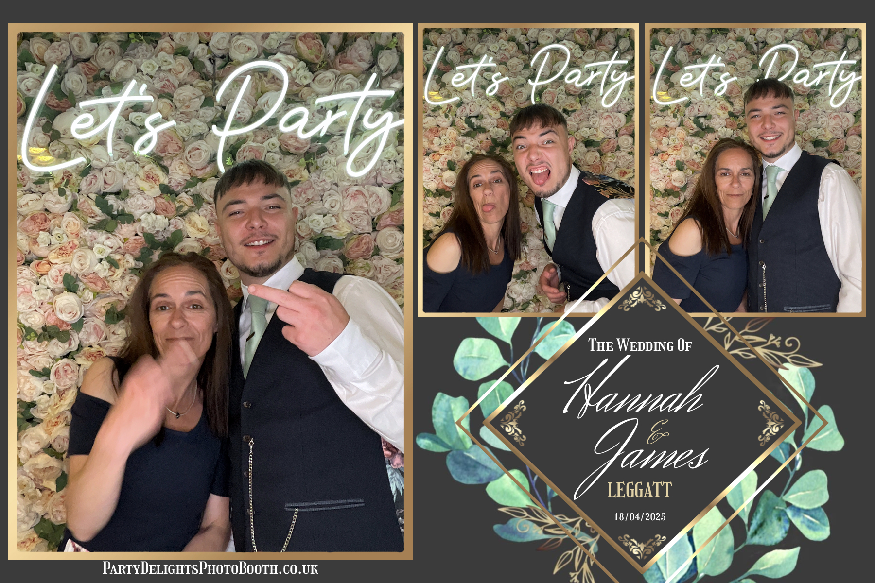 Hannah & James’ Wedding | View more photos from the event at gallery.partydelightsphotobooth.co.uk/u/PartyDelightsPhotoBooth/Hannah-James’-Wedding