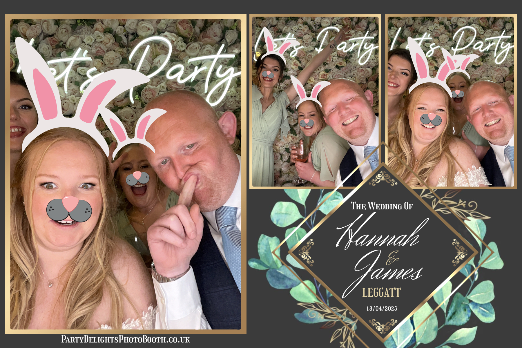 Hannah & James’ Wedding | View more photos from the event at gallery.partydelightsphotobooth.co.uk/u/PartyDelightsPhotoBooth/Hannah-James’-Wedding
