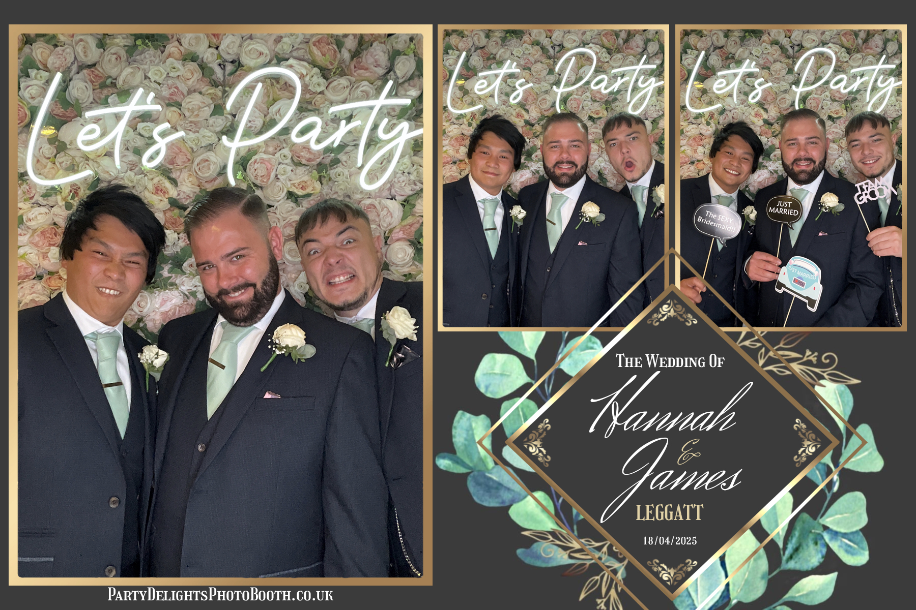 Hannah & James’ Wedding | View more photos from the event at gallery.partydelightsphotobooth.co.uk/u/PartyDelightsPhotoBooth/Hannah-James’-Wedding