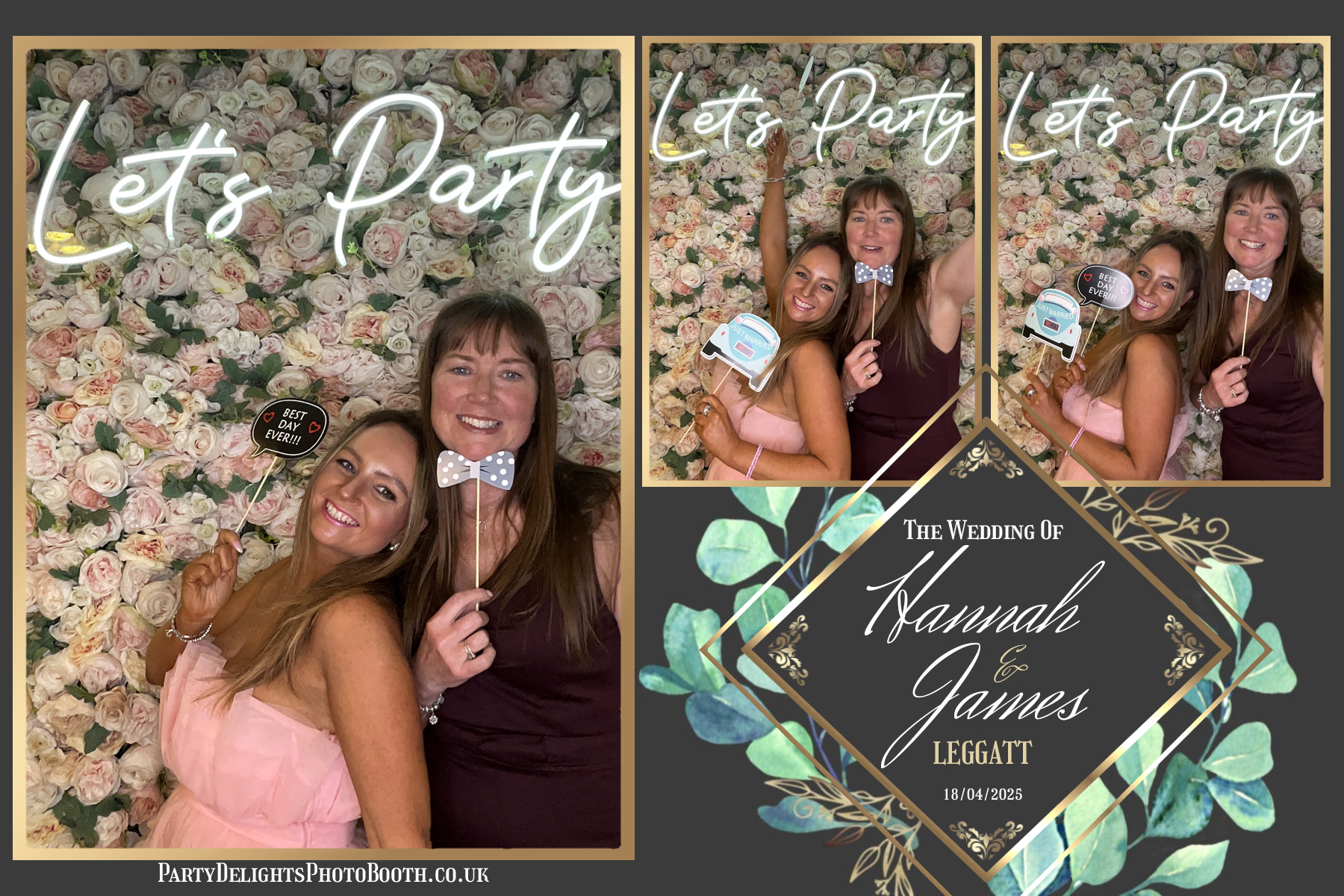 Hannah & James’ Wedding | View more photos from the event at gallery.partydelightsphotobooth.co.uk/u/PartyDelightsPhotoBooth/Hannah-James’-Wedding