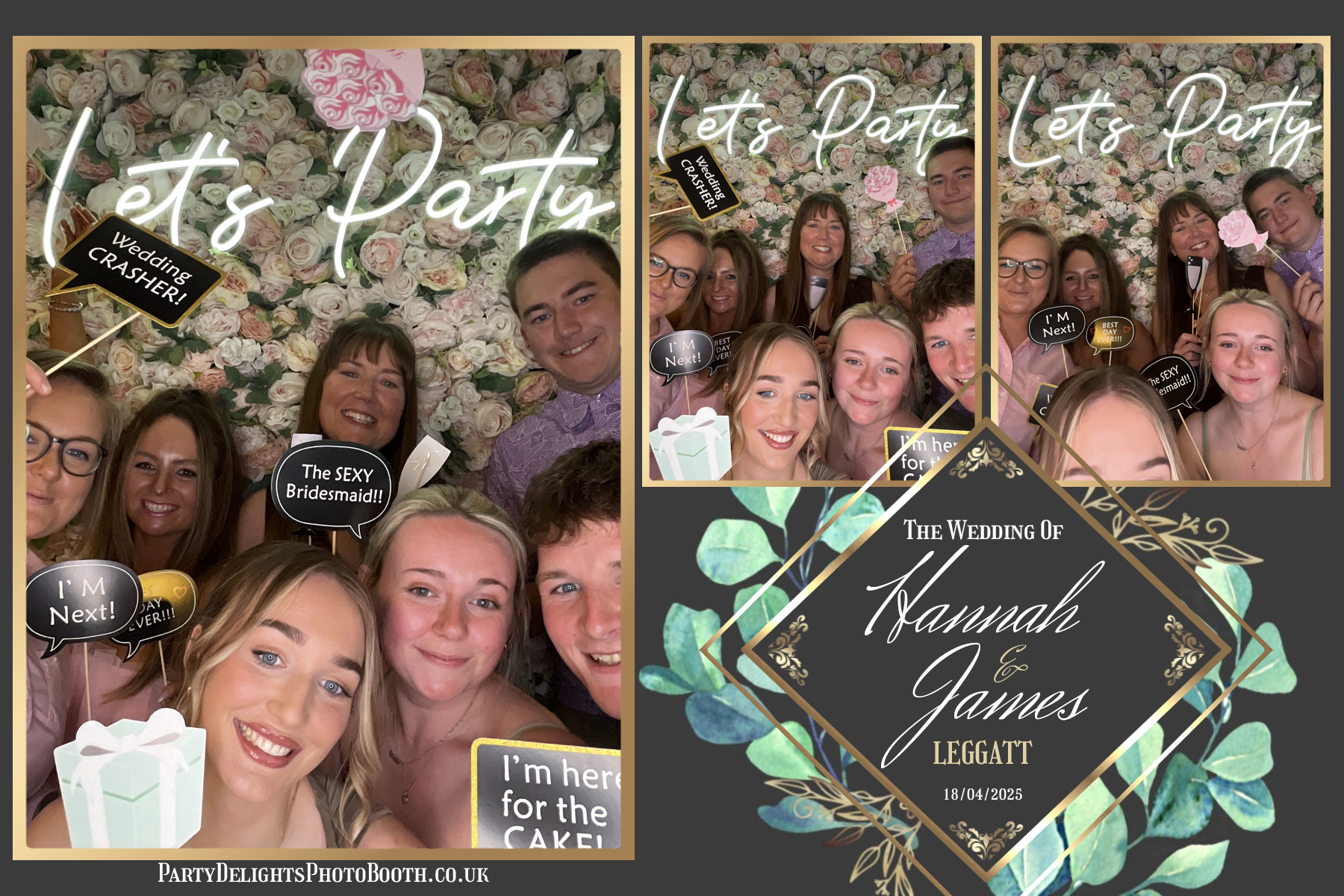 Hannah & James’ Wedding | View more photos from the event at gallery.partydelightsphotobooth.co.uk/u/PartyDelightsPhotoBooth/Hannah-James’-Wedding