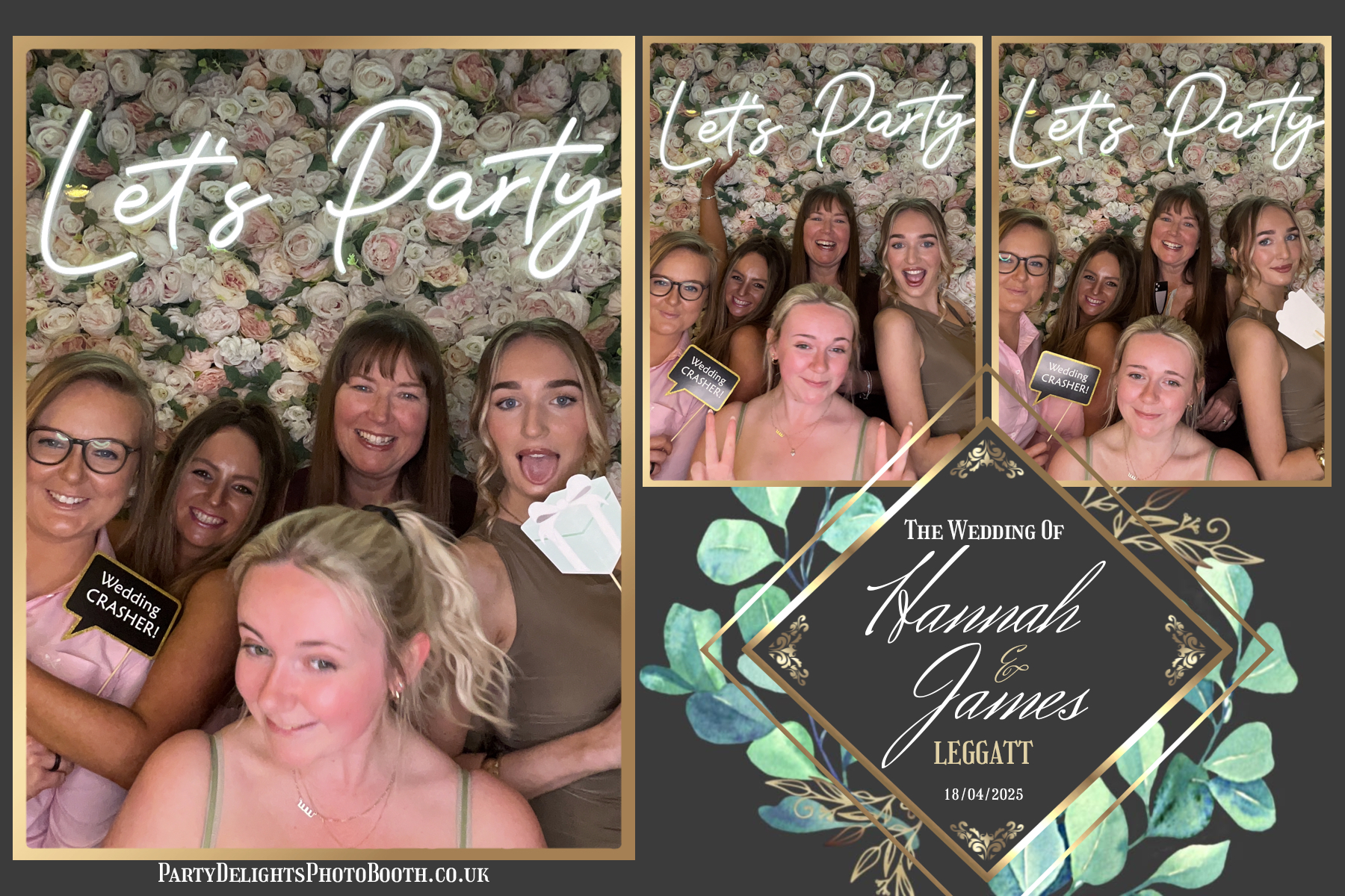 Hannah & James’ Wedding | View more photos from the event at gallery.partydelightsphotobooth.co.uk/u/PartyDelightsPhotoBooth/Hannah-James’-Wedding