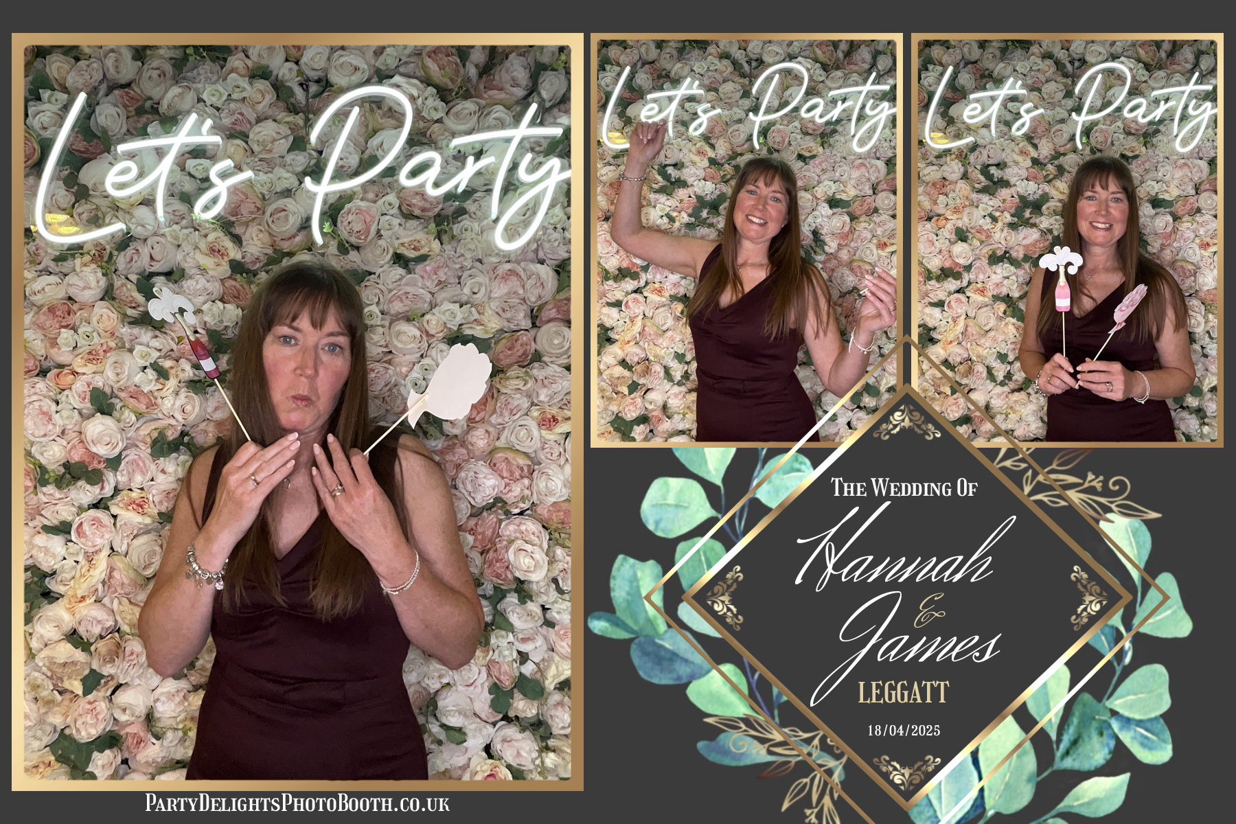 Hannah & James’ Wedding | View more photos from the event at gallery.partydelightsphotobooth.co.uk/u/PartyDelightsPhotoBooth/Hannah-James’-Wedding