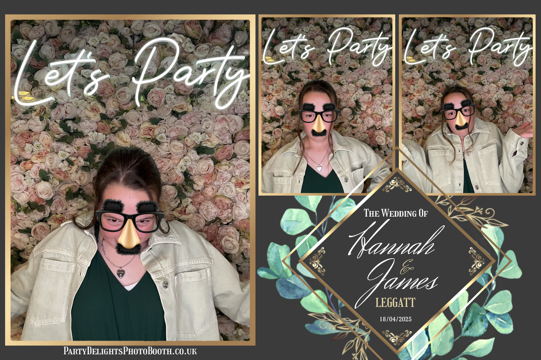 Hannah & James’ Wedding | View more photos from the event at gallery.partydelightsphotobooth.co.uk/u/PartyDelightsPhotoBooth/Hannah-James’-Wedding