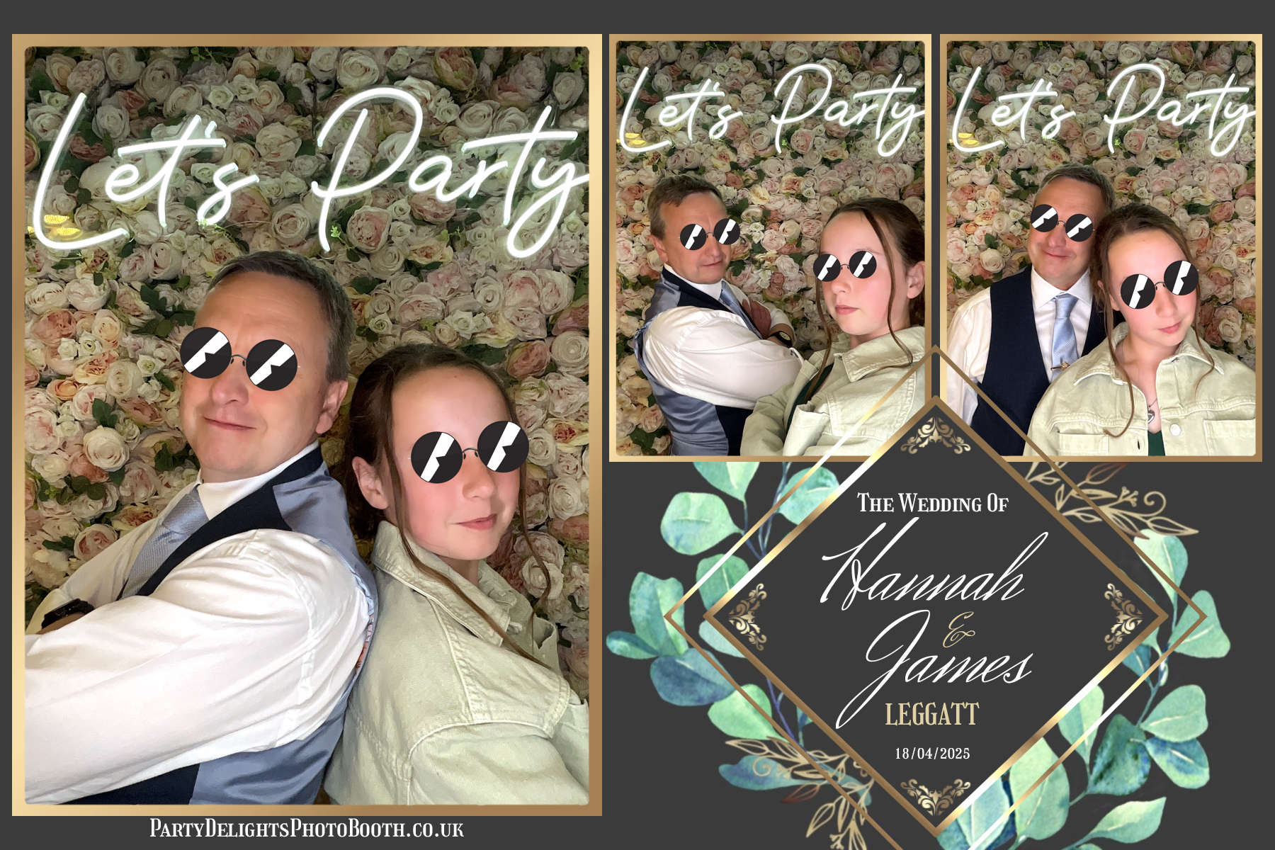 Hannah & James’ Wedding | View more photos from the event at gallery.partydelightsphotobooth.co.uk/u/PartyDelightsPhotoBooth/Hannah-James’-Wedding