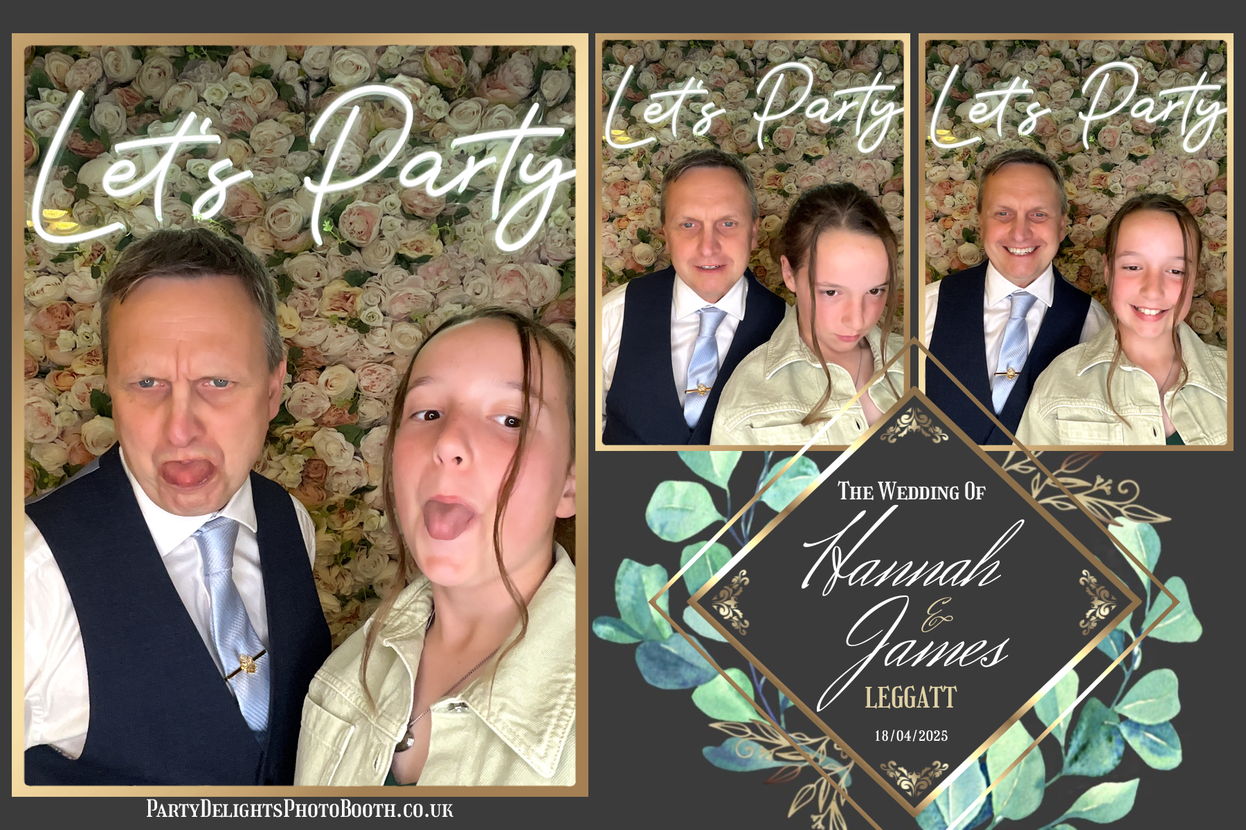 Hannah & James’ Wedding | View more photos from the event at gallery.partydelightsphotobooth.co.uk/u/PartyDelightsPhotoBooth/Hannah-James’-Wedding