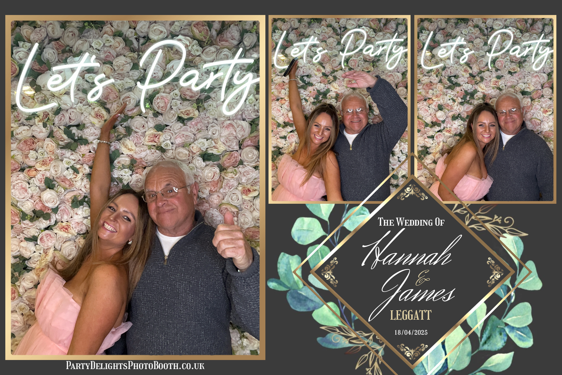 Hannah & James’ Wedding | View more photos from the event at gallery.partydelightsphotobooth.co.uk/u/PartyDelightsPhotoBooth/Hannah-James’-Wedding