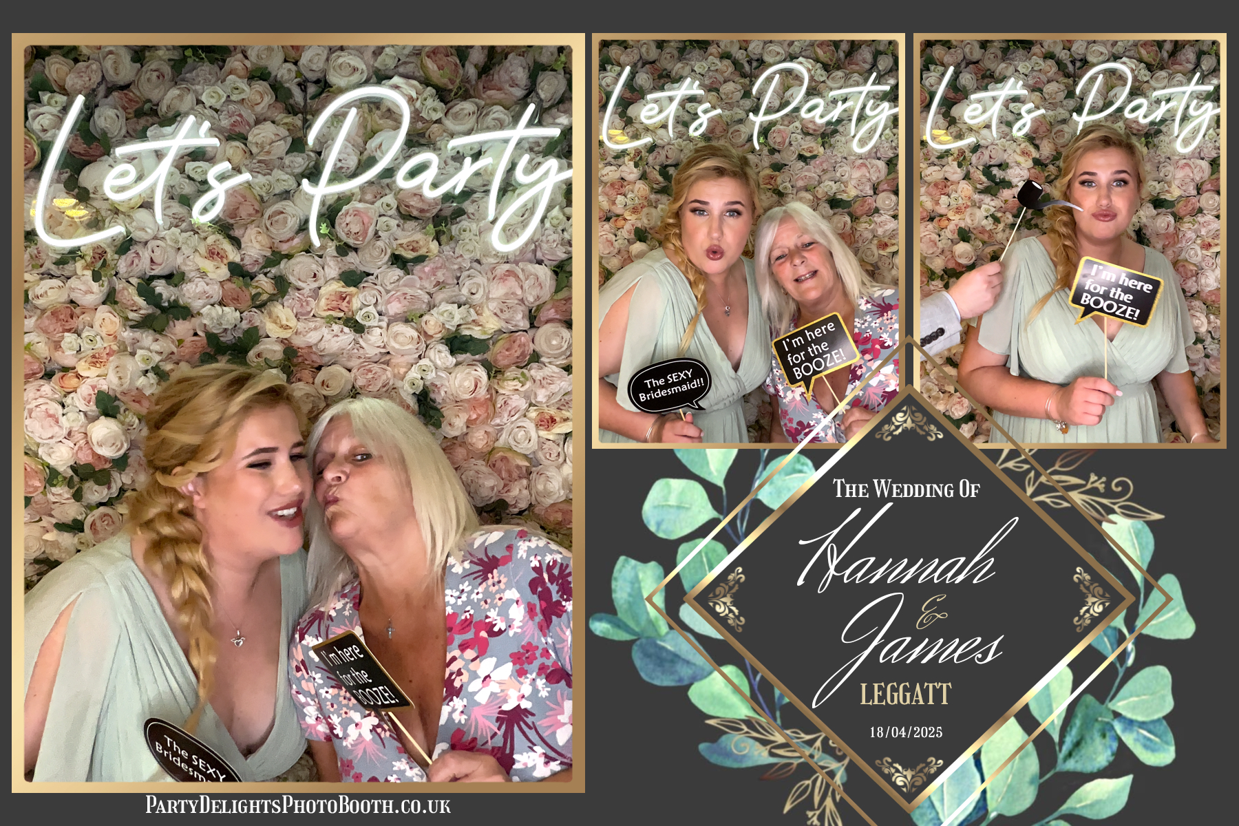 Hannah & James’ Wedding | View more photos from the event at gallery.partydelightsphotobooth.co.uk/u/PartyDelightsPhotoBooth/Hannah-James’-Wedding