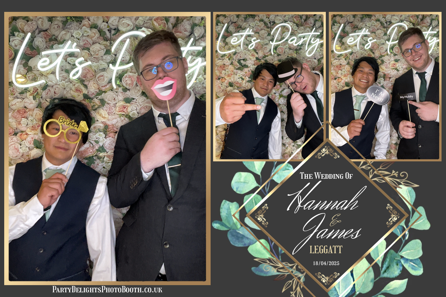 Hannah & James’ Wedding | View more photos from the event at gallery.partydelightsphotobooth.co.uk/u/PartyDelightsPhotoBooth/Hannah-James’-Wedding