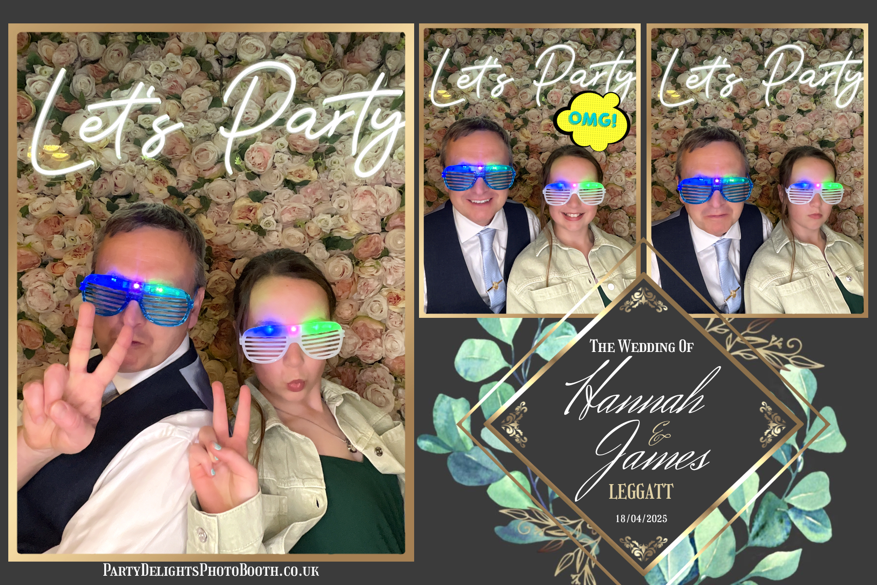 Hannah & James’ Wedding | View more photos from the event at gallery.partydelightsphotobooth.co.uk/u/PartyDelightsPhotoBooth/Hannah-James’-Wedding