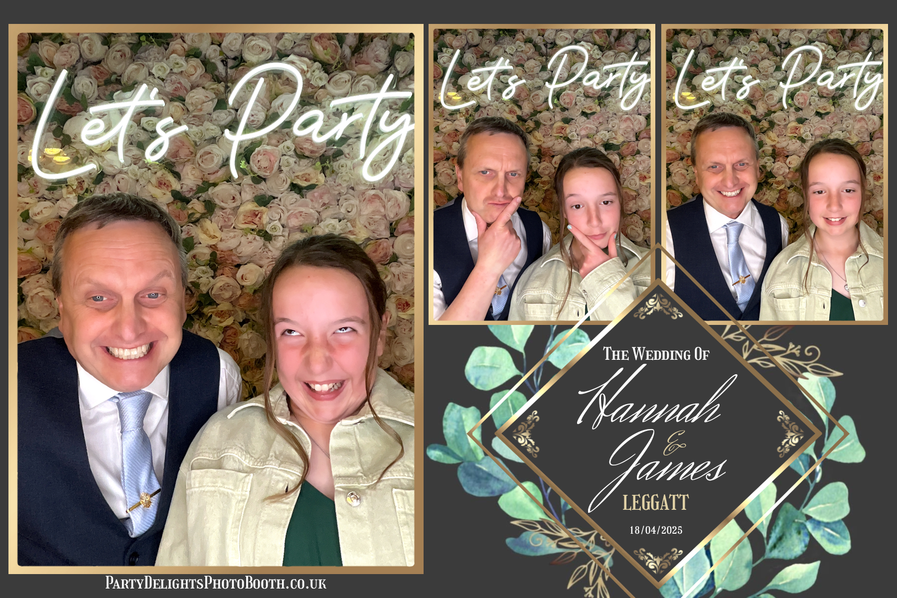 Hannah & James’ Wedding | View more photos from the event at gallery.partydelightsphotobooth.co.uk/u/PartyDelightsPhotoBooth/Hannah-James’-Wedding