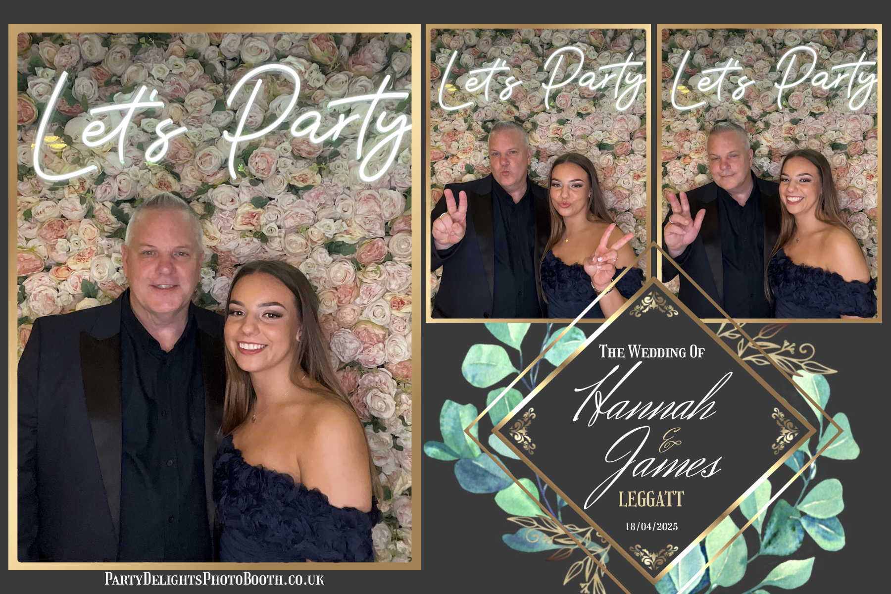 Hannah & James’ Wedding | View more photos from the event at gallery.partydelightsphotobooth.co.uk/u/PartyDelightsPhotoBooth/Hannah-James’-Wedding