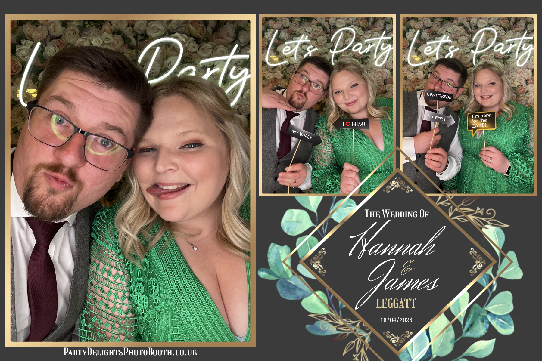 Hannah & James’ Wedding | View more photos from the event at gallery.partydelightsphotobooth.co.uk/u/PartyDelightsPhotoBooth/Hannah-James’-Wedding