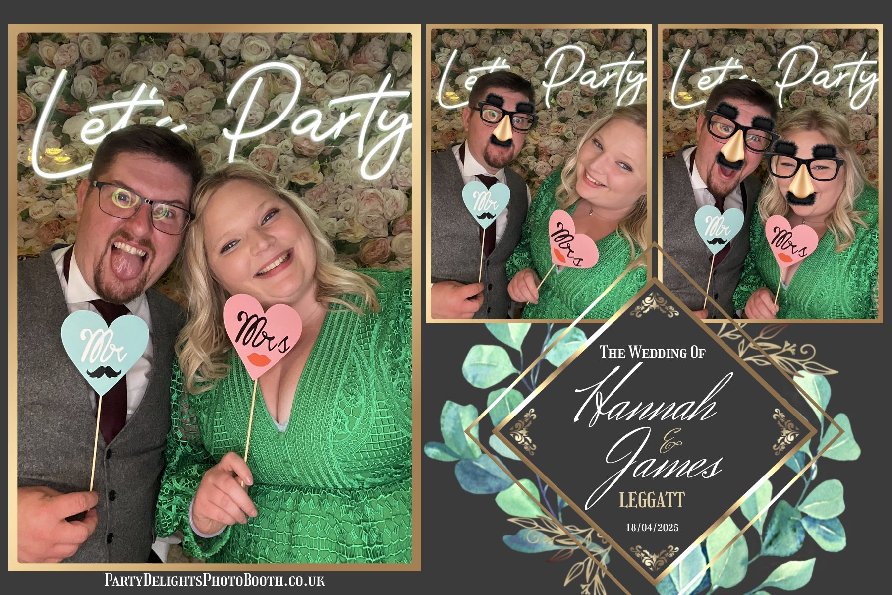 Hannah & James’ Wedding | View more photos from the event at gallery.partydelightsphotobooth.co.uk/u/PartyDelightsPhotoBooth/Hannah-James’-Wedding