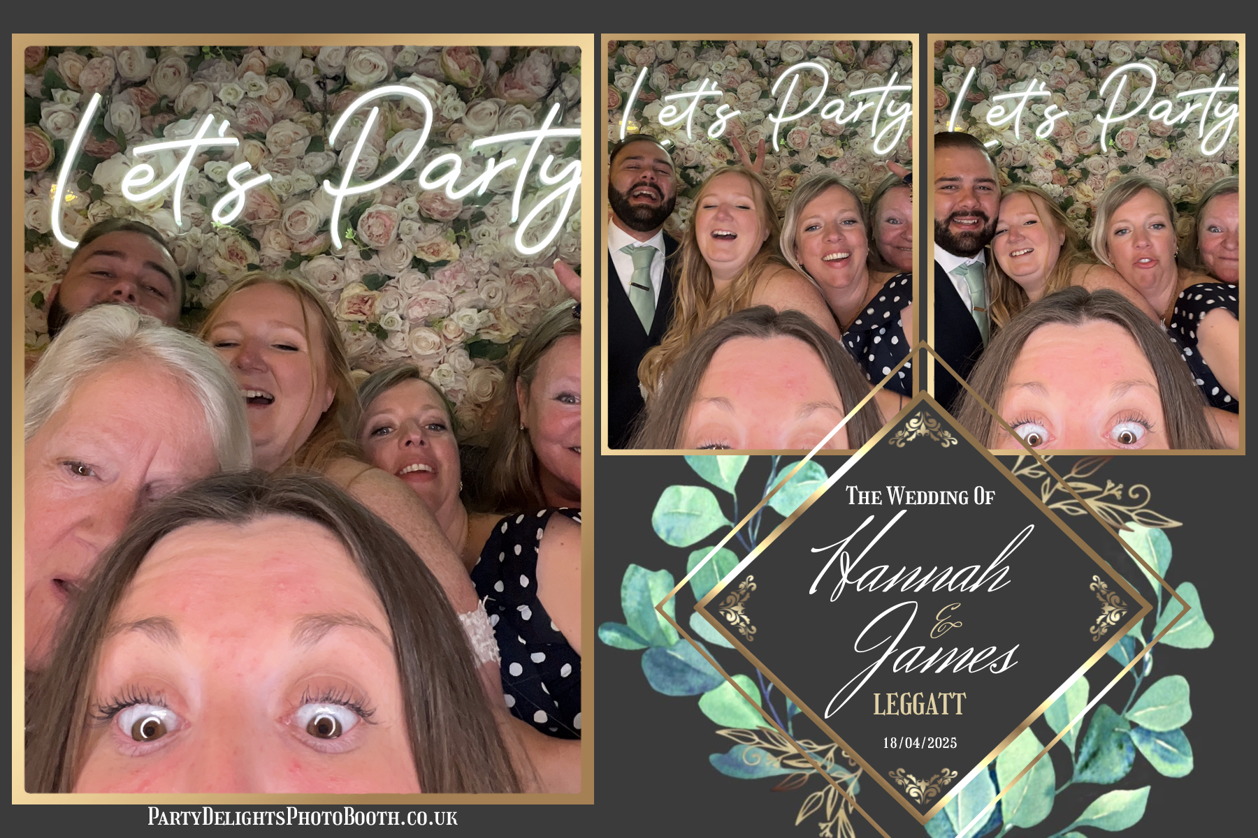 Hannah & James’ Wedding | View more photos from the event at gallery.partydelightsphotobooth.co.uk/u/PartyDelightsPhotoBooth/Hannah-James’-Wedding